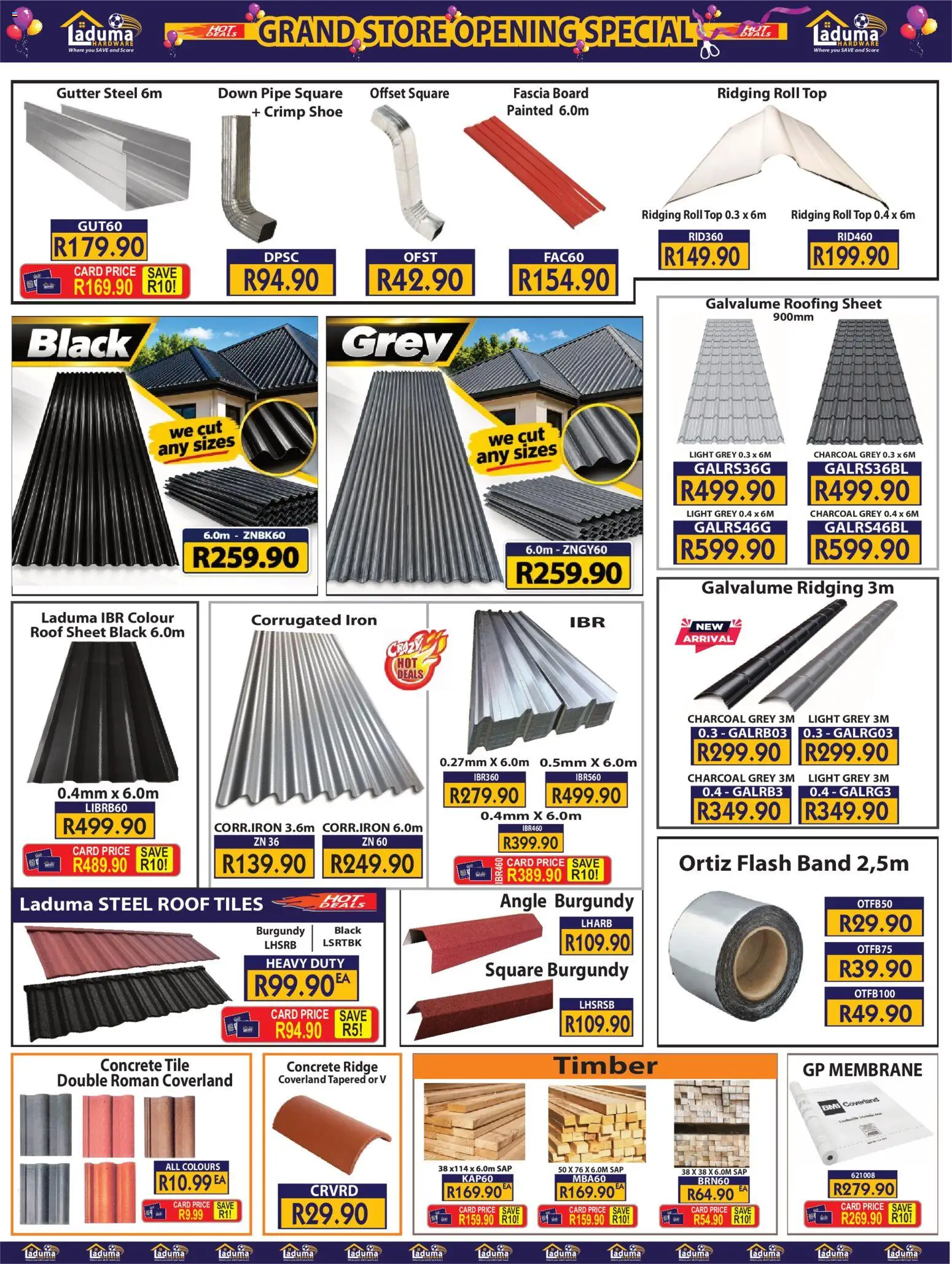 New Laduma Hardware catalogue – valid from 22/10/2026 | Page: 22 | Products: Iron, Light, Pipe