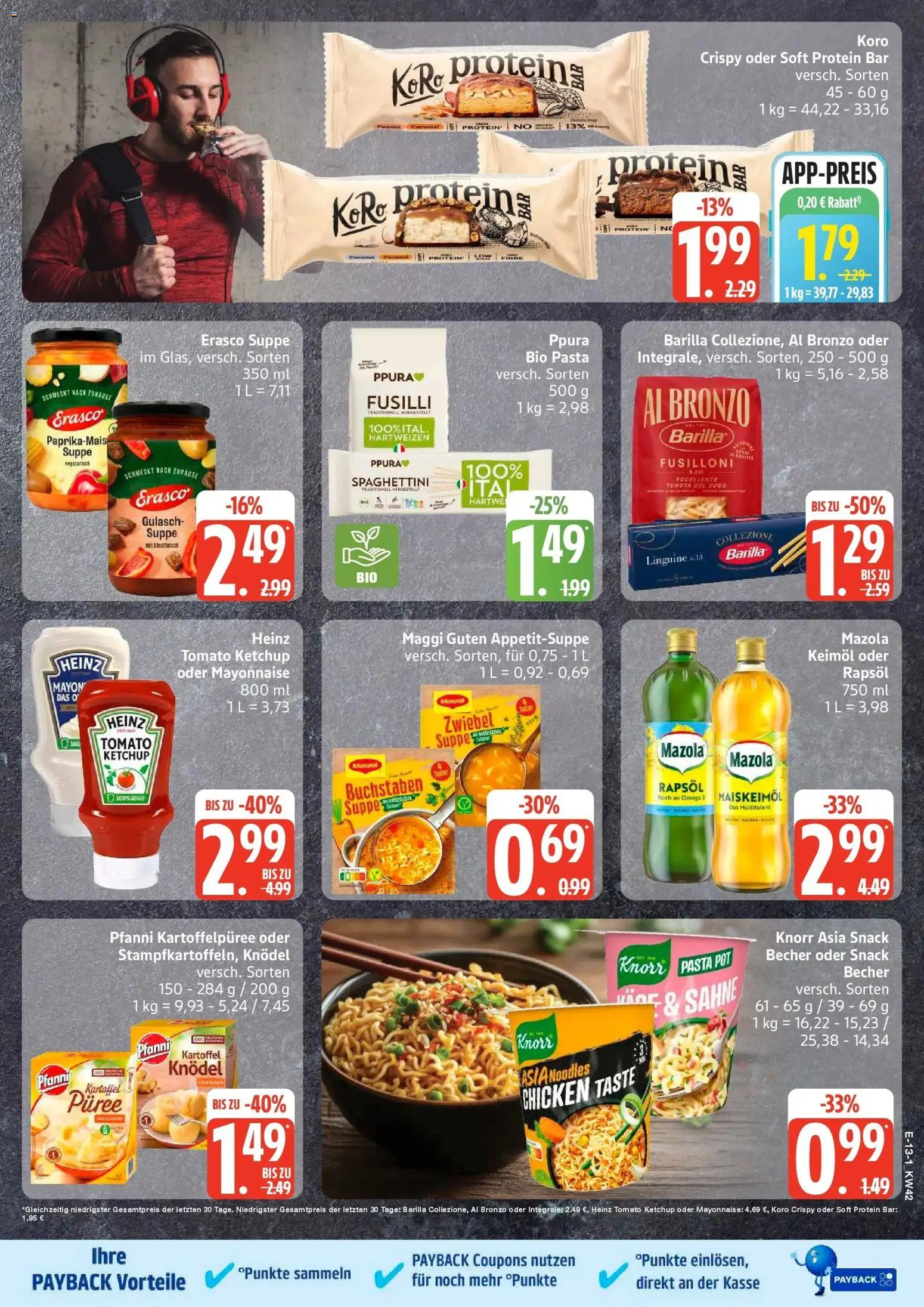 Edeka Prospekt Tostedt (ab 12.10.2026) » Angebote Online | Seite: 20 | Produkte: Barilla, Mayonnaise, Gulasch, Erasco