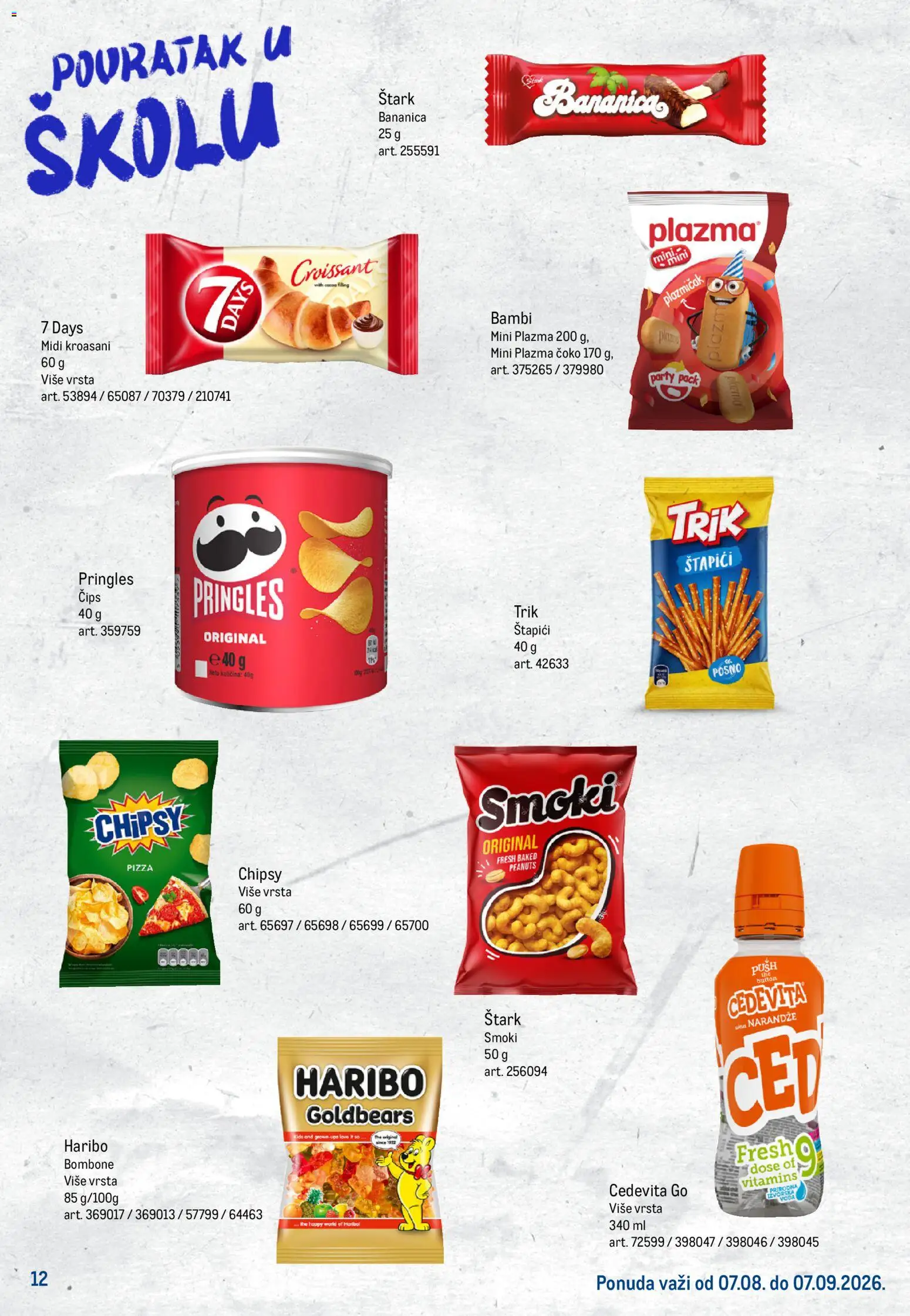 Metro katalog - važi od 07.08.2026 | Strana: 12 | Proizvode: So, Cedevita, Voda, Narandže