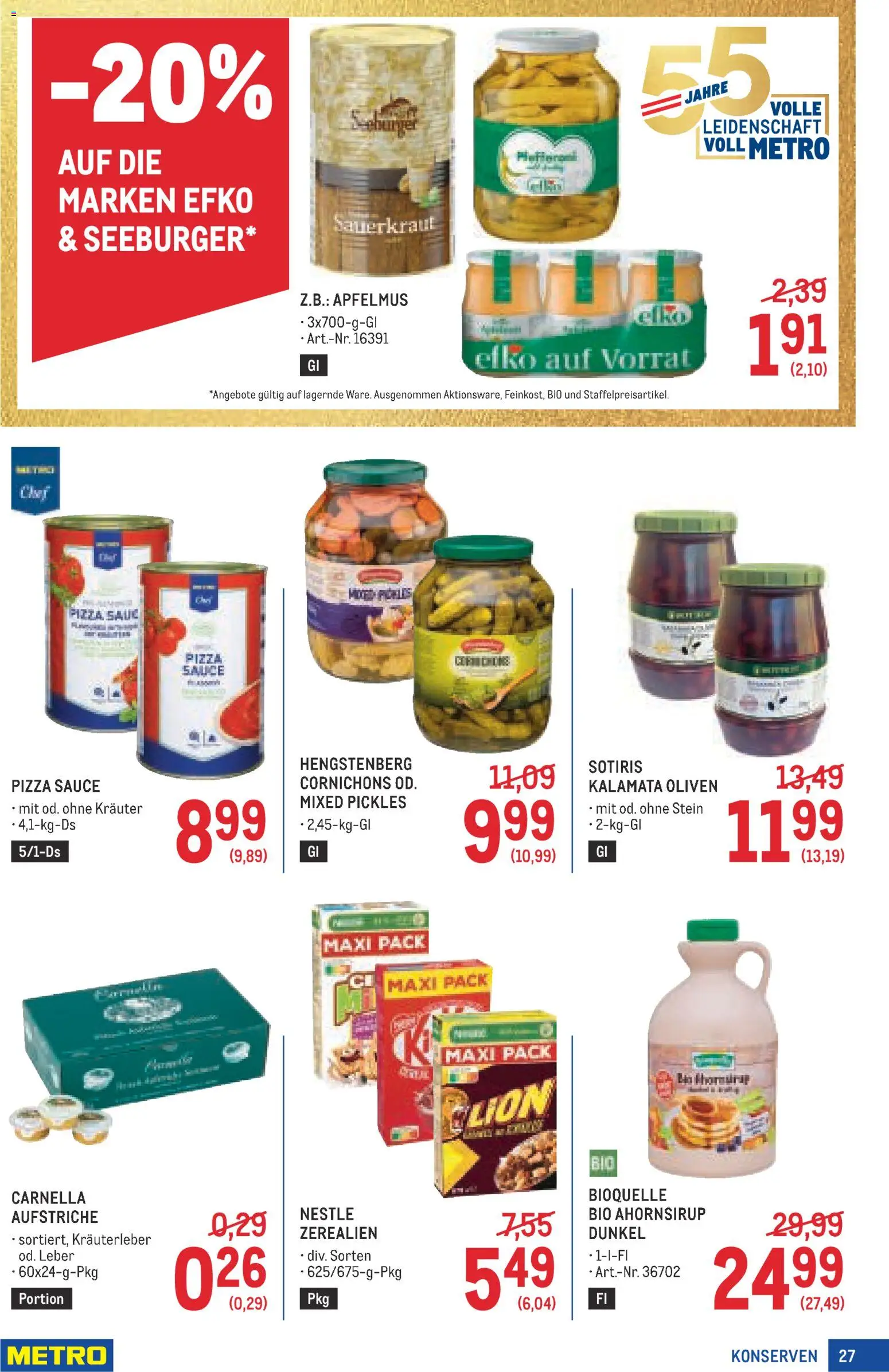Metro angebote Profi gültig ab 09.07.2026 | Seite: 27 | Produkte: Szeder, Pizza