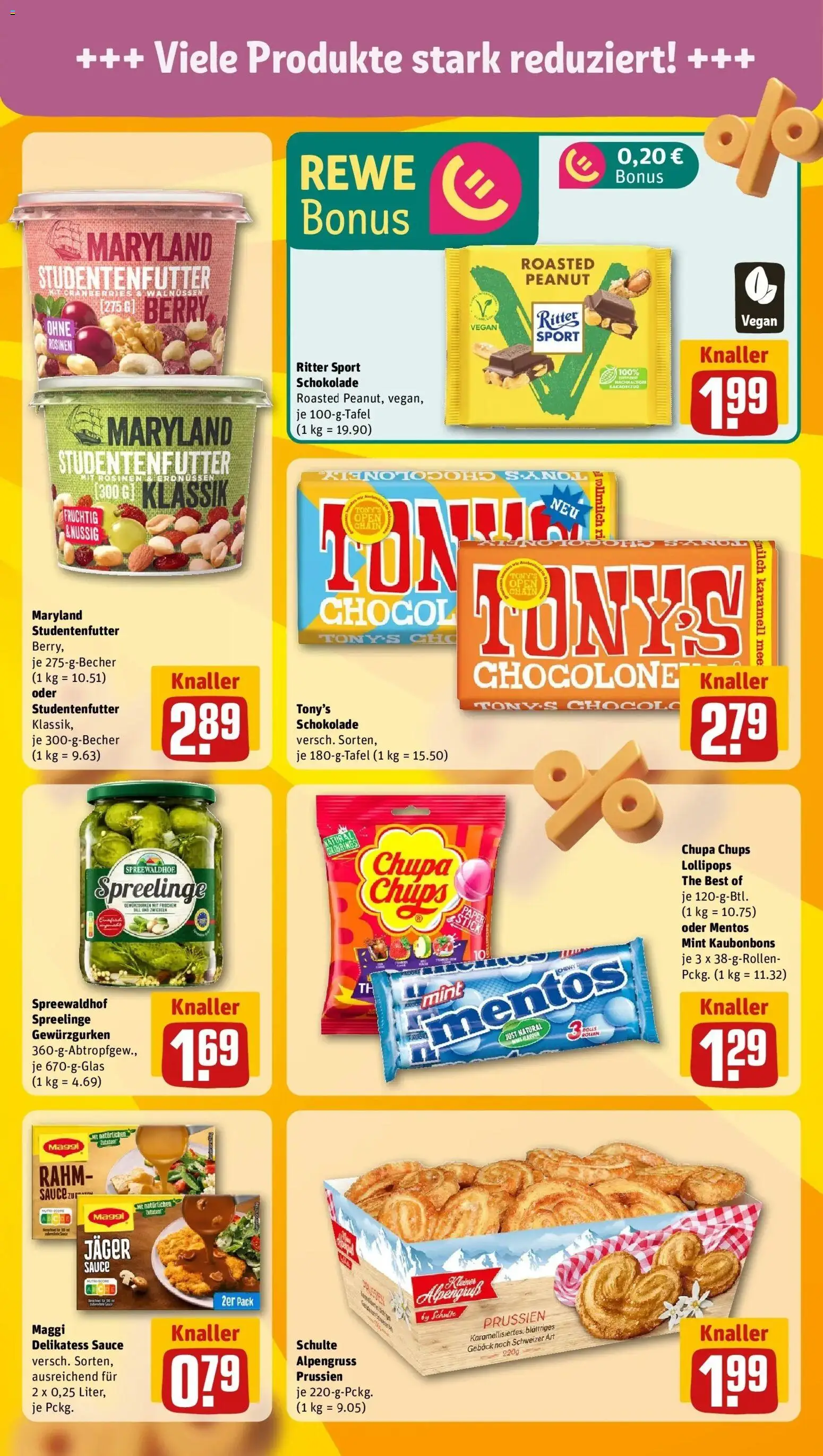 Rewe Prospekt Lichtenstein / Sachsen	 – gültig ab 12.04.2026 | Seite: 13 | Produkte: Milch, Schokolade, Ritter sport, Zwiebeln