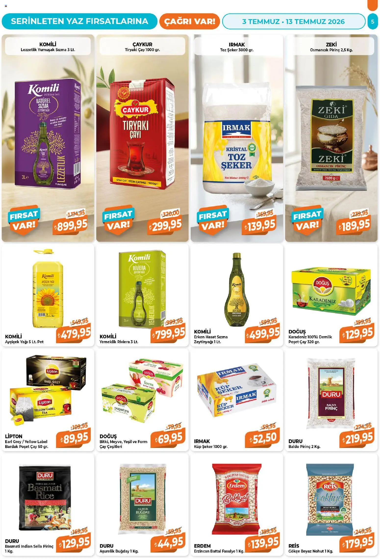 Çağrı Market Katalog - 03 Temmuz 2026 tarihinden itibaren geçerlidir | Sayfa: 5