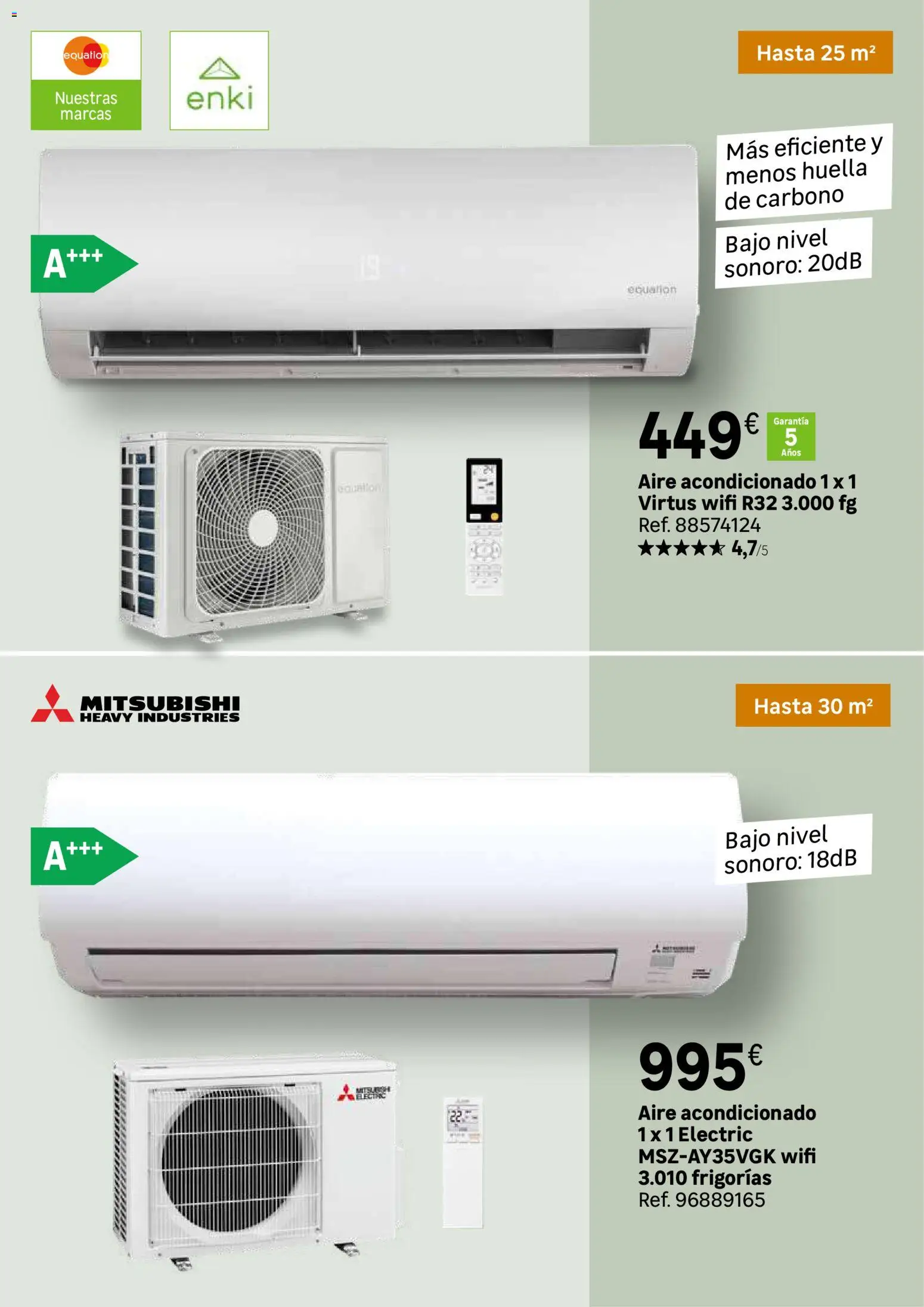 Leroy Merlin Calor en casa y mucho ahorro │ válido desde el 20/10/2026 | Página: 149 | Productos: Aire acondicionado