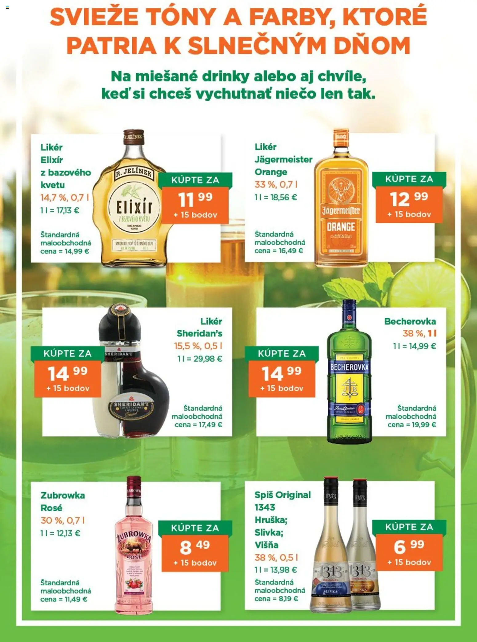 Nové 1day akcie – leták je platný od 01.05.2026 | Strana: 4 | Produkty: Jägermeister, Becherovka