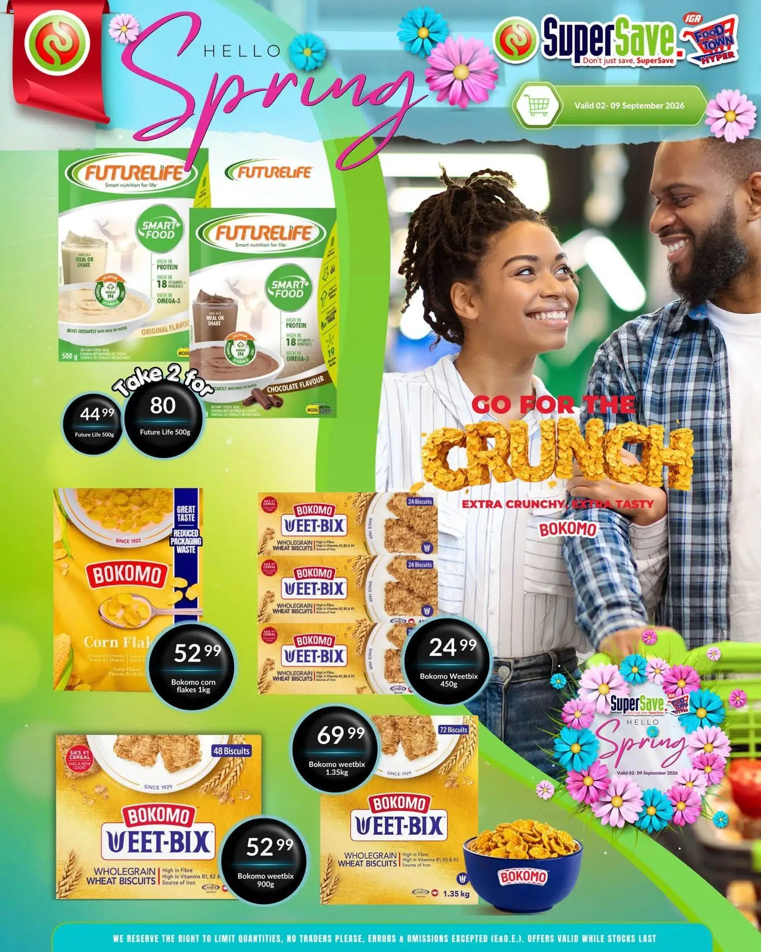 New Super Save catalogue – valid from 09/09/2026 | Page: 8 | Products: Corn, Vitamins, Milk, Biscuits