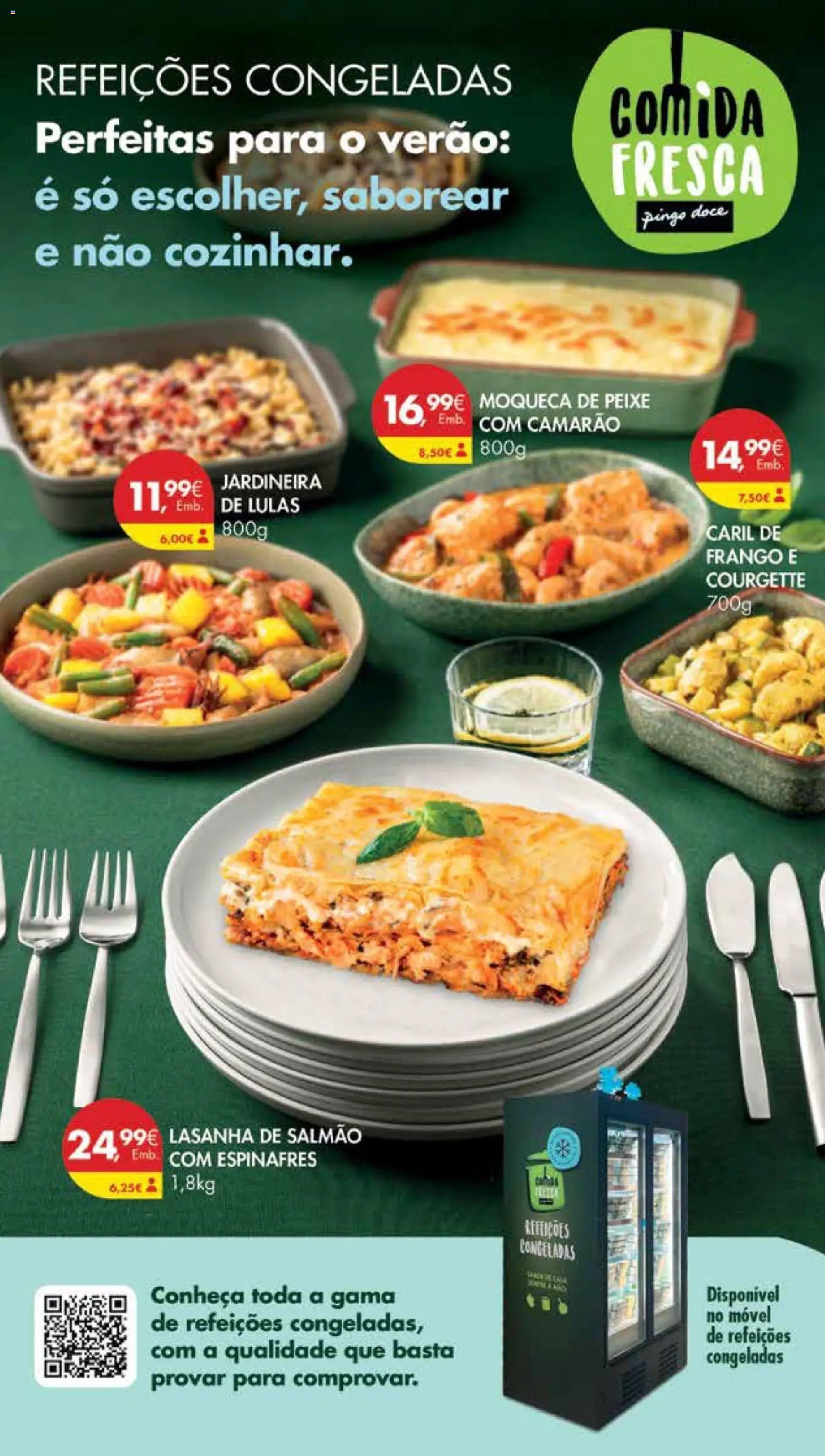 Pingo Doce Poupe Esta Semana Madeira │ válido de 04/08/2026 | Página: 3 | Produtos: Espinafres, Lulas, Lasanha, Peixe