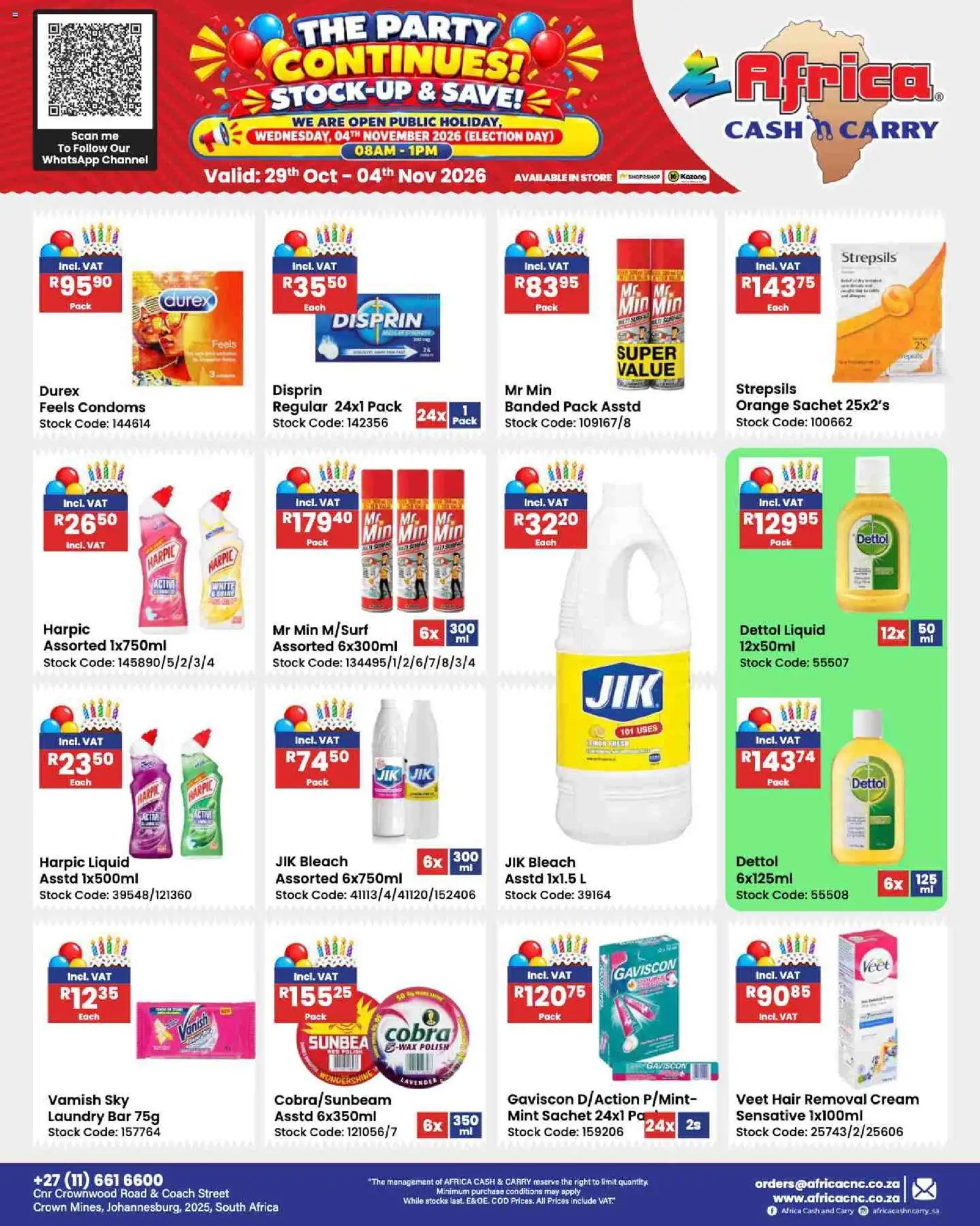 New Africa Cash & Carry catalogue – valid from 29/10/2026 | Page: 148
