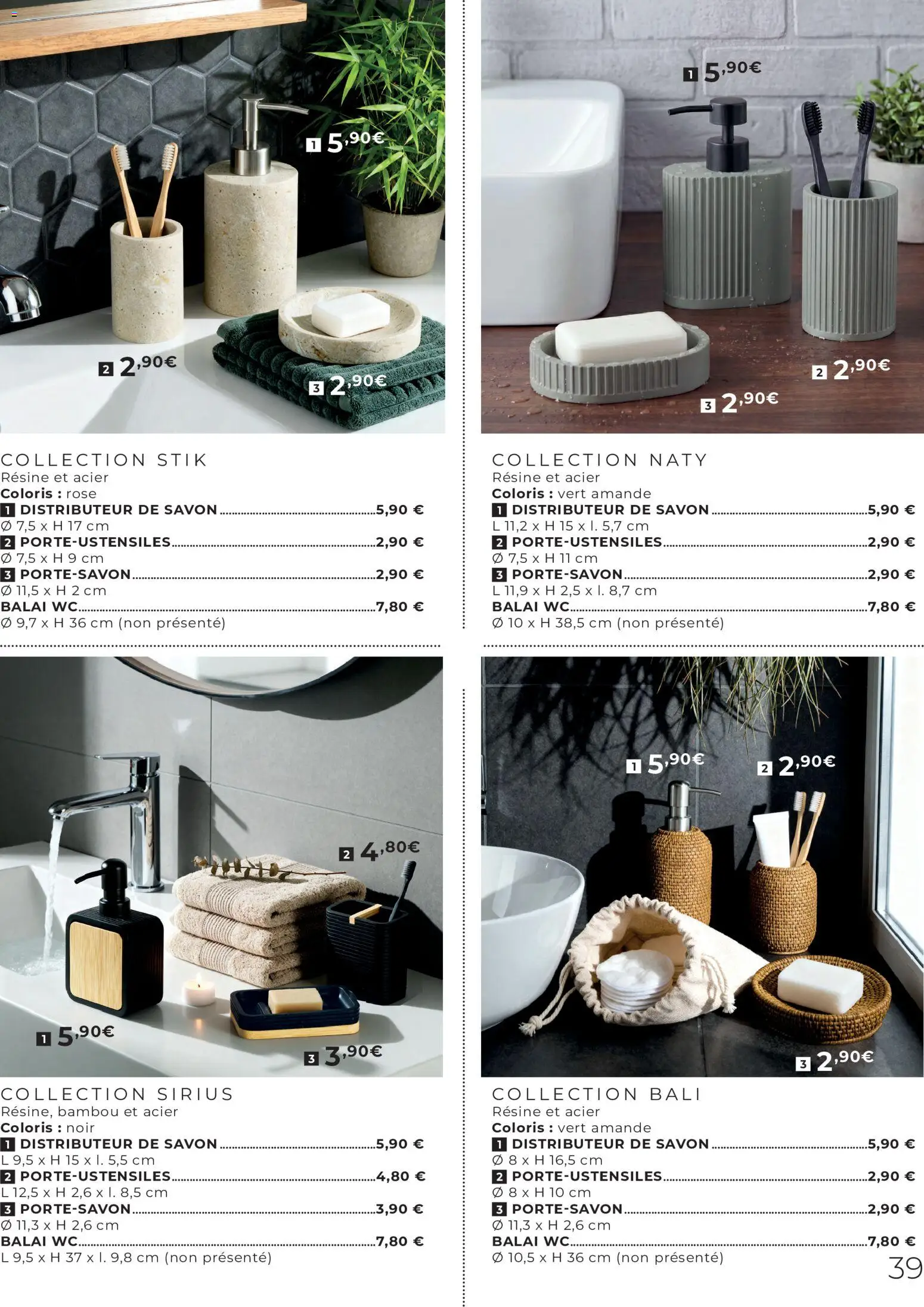 {H1} | Page: 39 | Produits: Amande, Savon, Balai