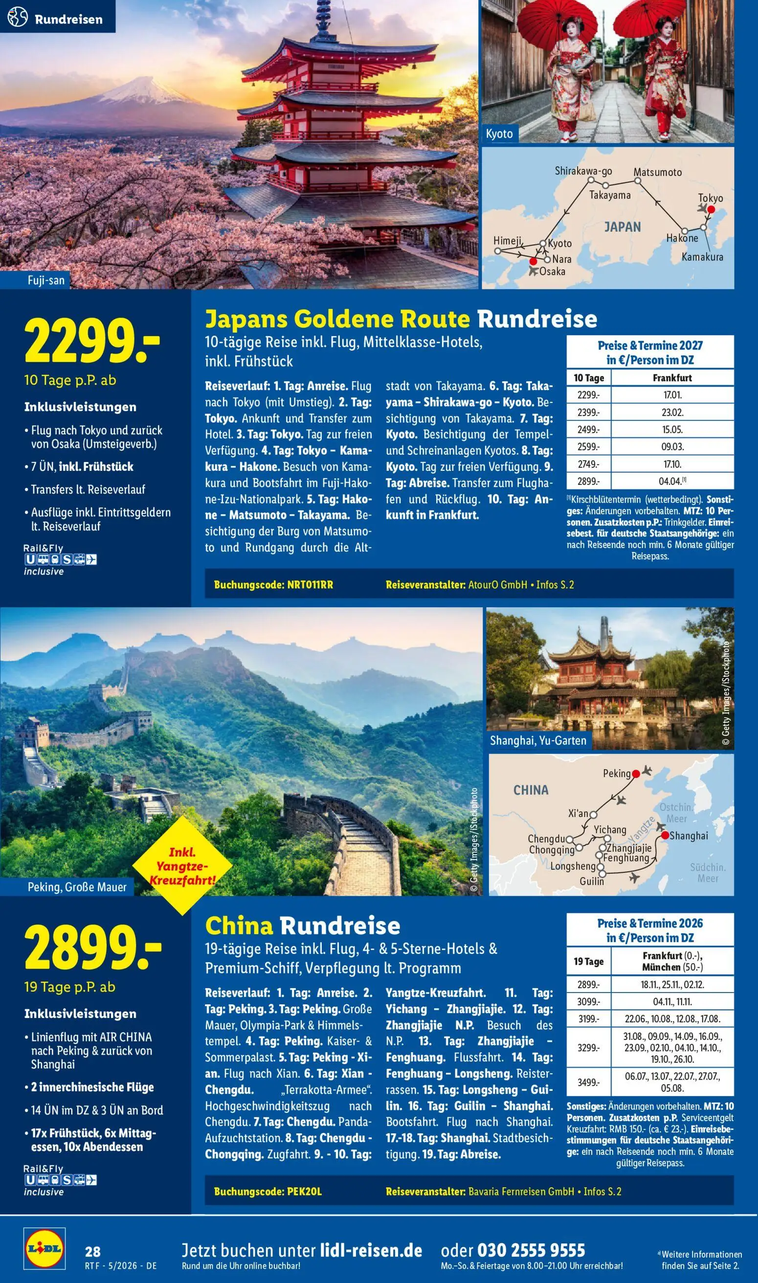 Lidl Reisen Reise-Highlights – gültig ab 12.05.2026 | Seite: 28