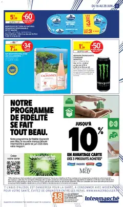 Intermarché - Prévisualisation de MORCEAUX DE THON AU NATUREL PETIT NAVIRE, 3 x 112g - soit 336 g - 16,04 € le kg valide à partir de 16.06.2026 | Page: 13