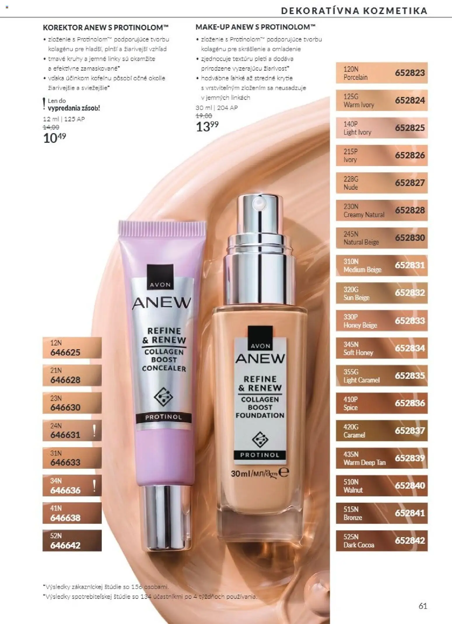 Nové Avon akcie – leták je platný od 01.10.2026 | Strana: 61 | Produkty: Korektor