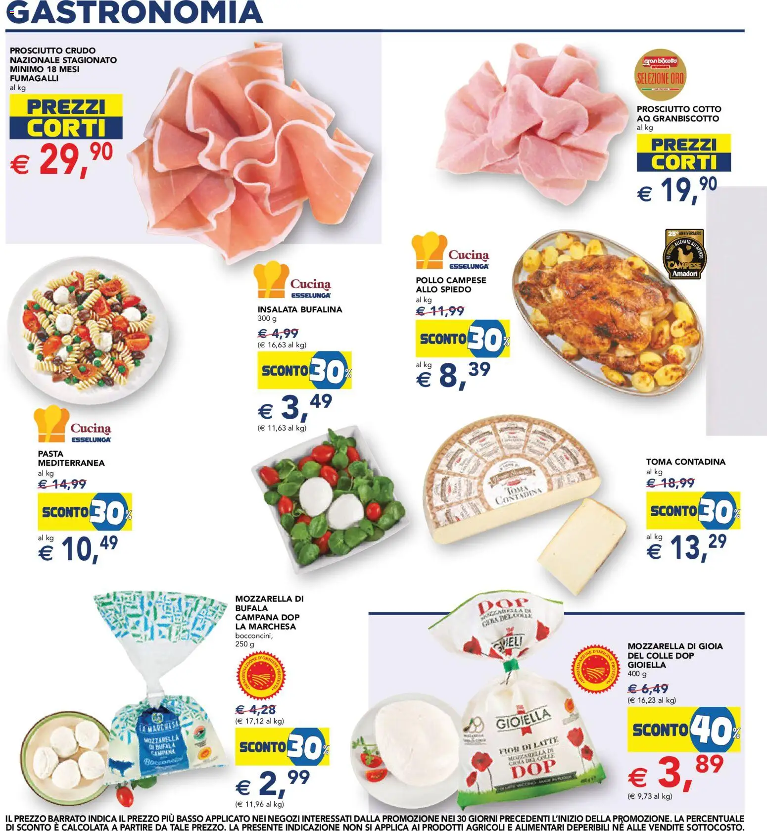Volantino Esselunga S del 18.06.2026 | Pagina: 14 | Prodotti: Prosciutto Crudo, Prosciutto Cotto, Insalata, Pasta