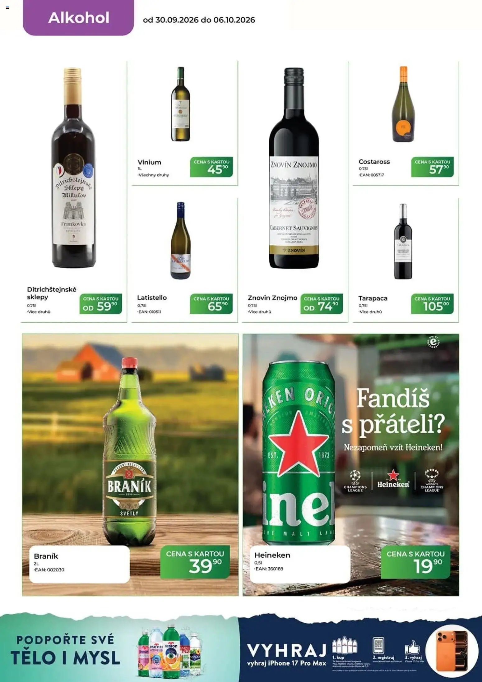Tamda Foods leták od 30.09.2026 | Strana: 14 | Produkty: Heineken, Iphone, Braník, Alkohol