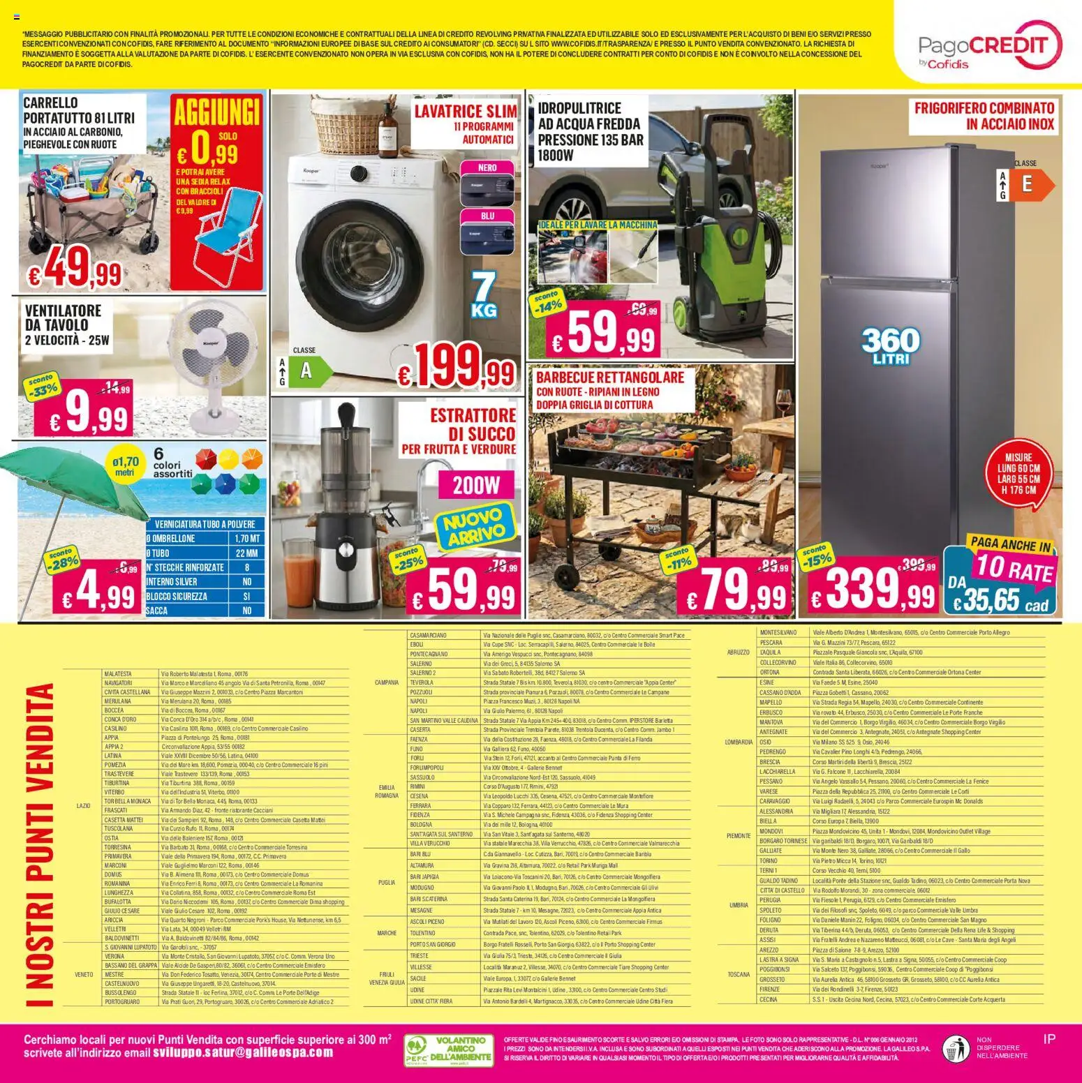 Volantino Satur del 03/07/2026 | Pagina: 20 | Prodotti: Ventilatore, Frutta, Barbecue, Tubo