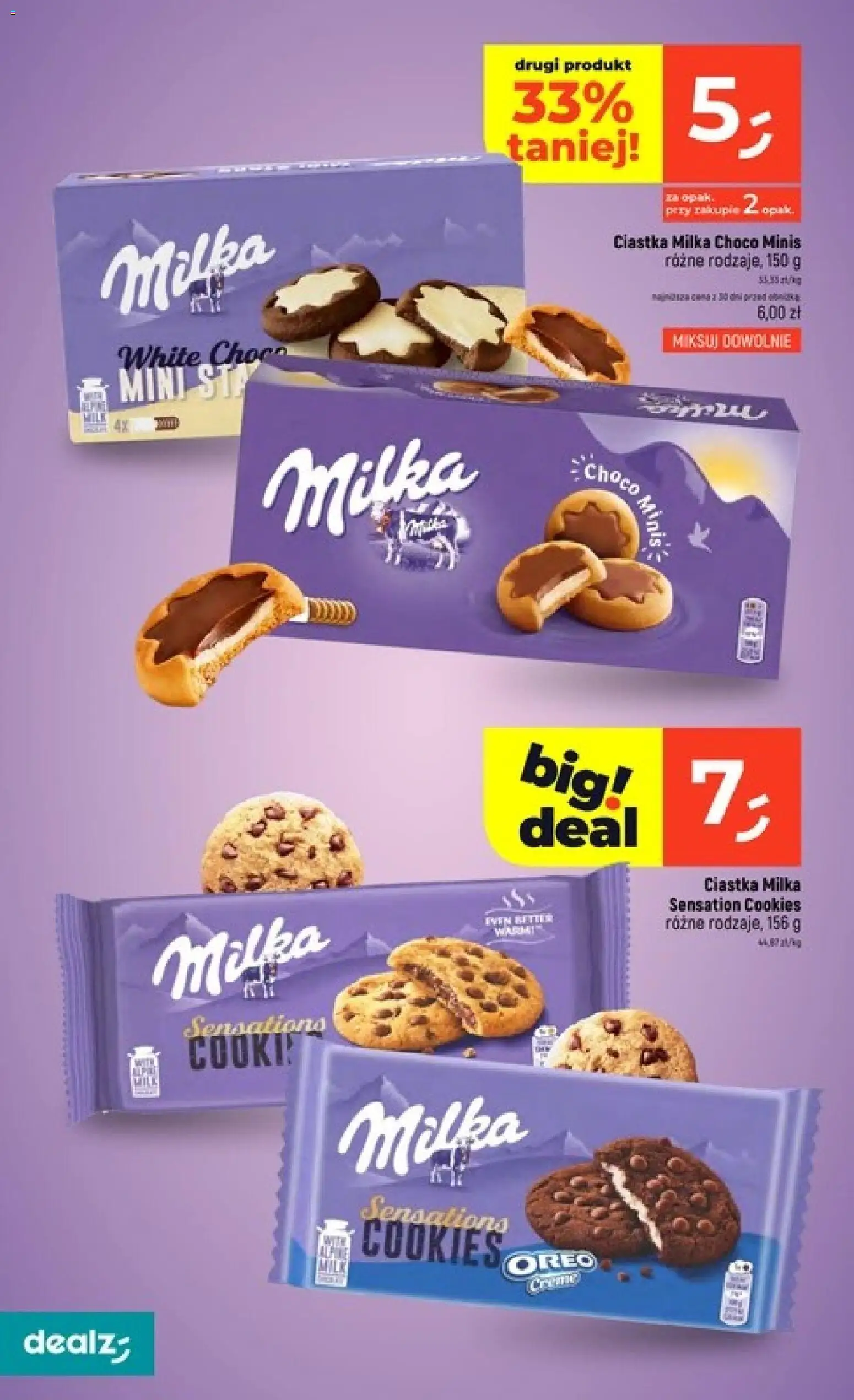 Dealz gazetka od 09.07.2026 | Strona: 16 | Produkty: Milka, Ciastka