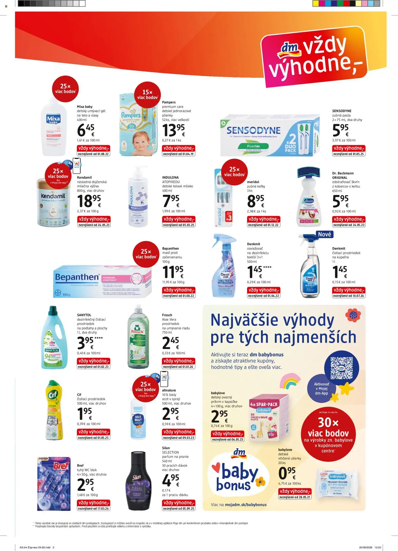 Nové dm drogerie akcie – leták je platný od 16.09.2026 | Strana: 3