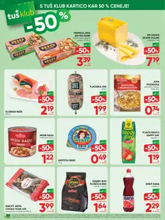 Tuš katalog akcije – veljaven od 19.08.2026 | Stran: 14 | Izdelki: Juha, Pašteta, Sir, Grah