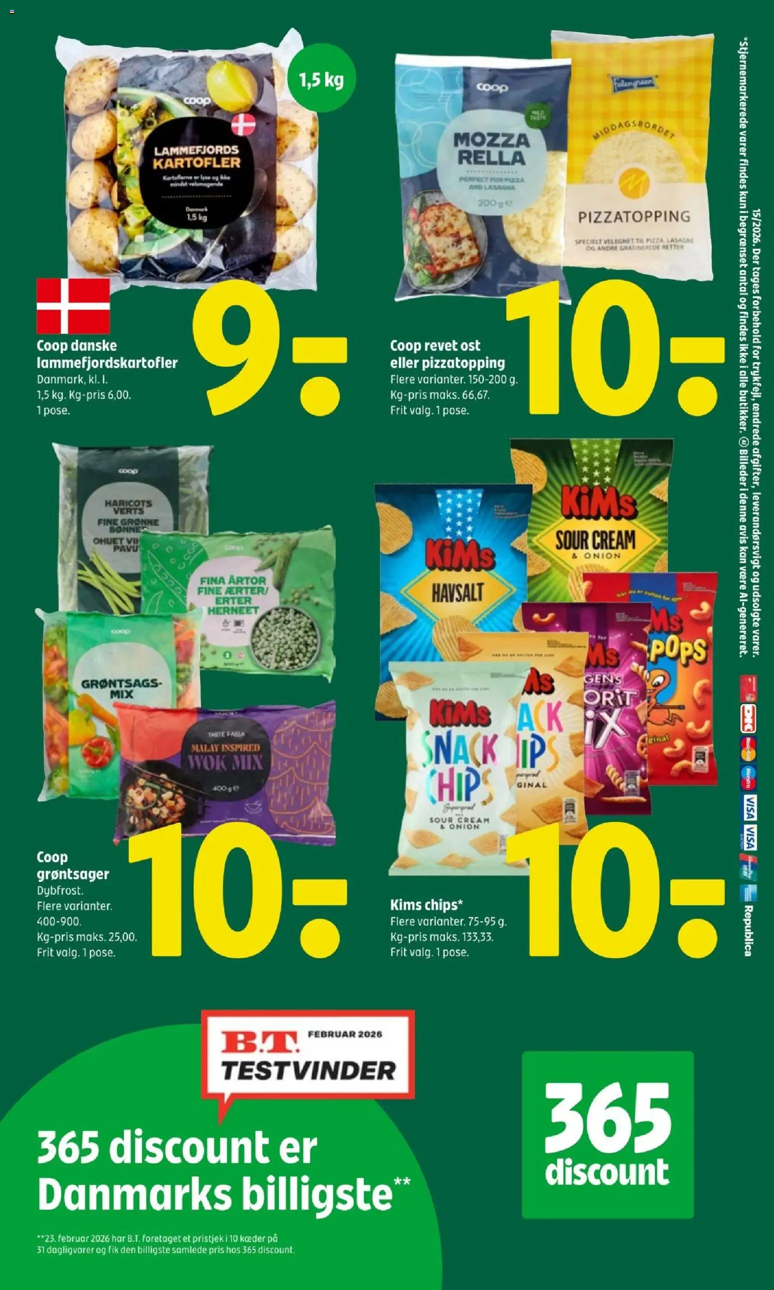 Coop 365 tilbudsavis – gyldig fra 09/04/2026 | Side: 3 | Produkter: Dagligvarer, Ost, Pizza, Chips