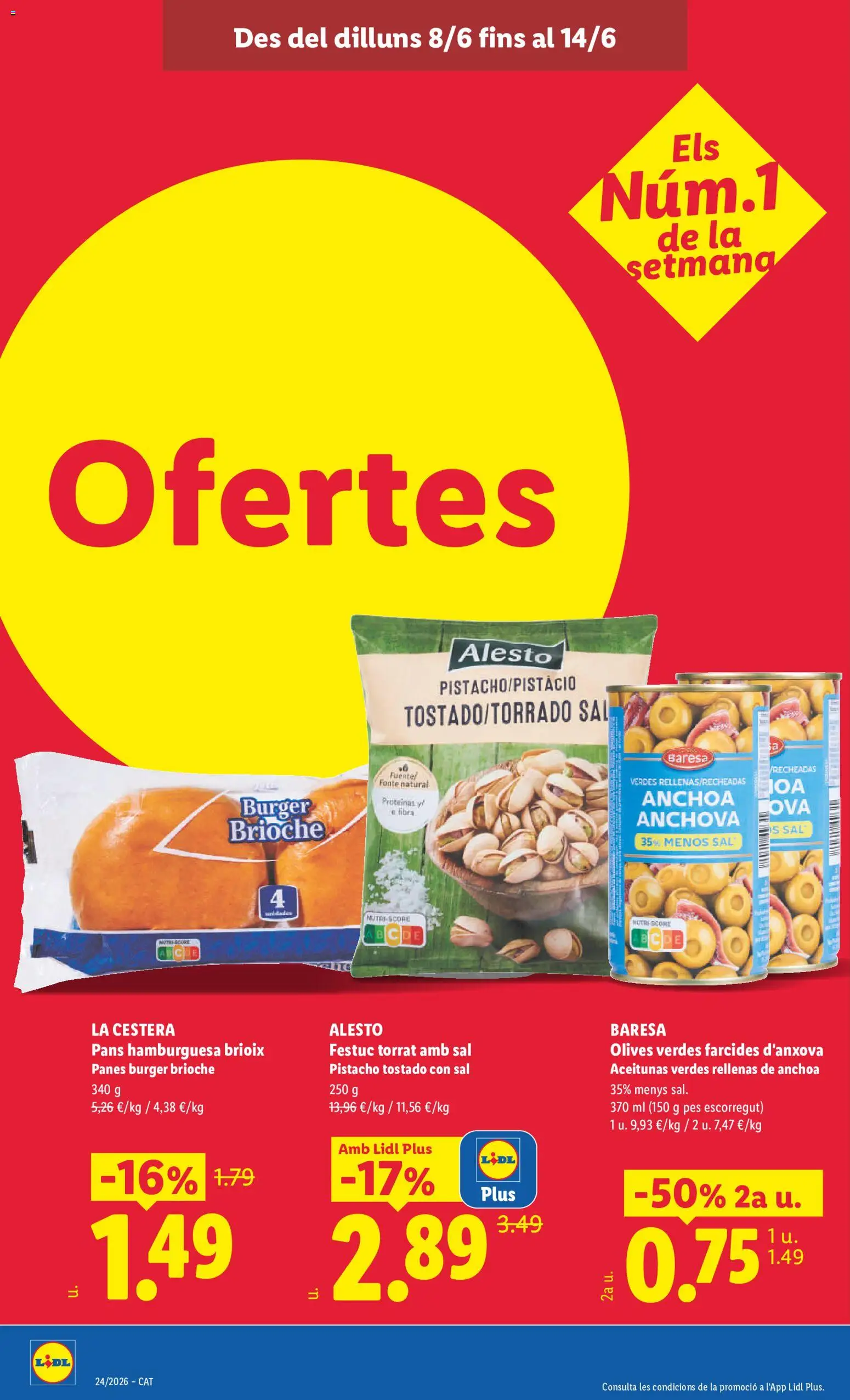 Lidl folleto │ válido desde el 08.06.2026 | Página: 18 | Productos: Anchoa, Σοκολατούχο γάλα