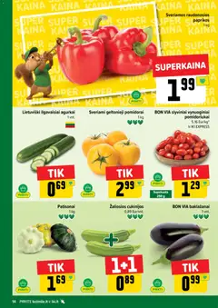 IKI leidinys galioja nuo 2026.09.14 | Puslapis: 14 | Prekių: Agurkai, Pomidorai