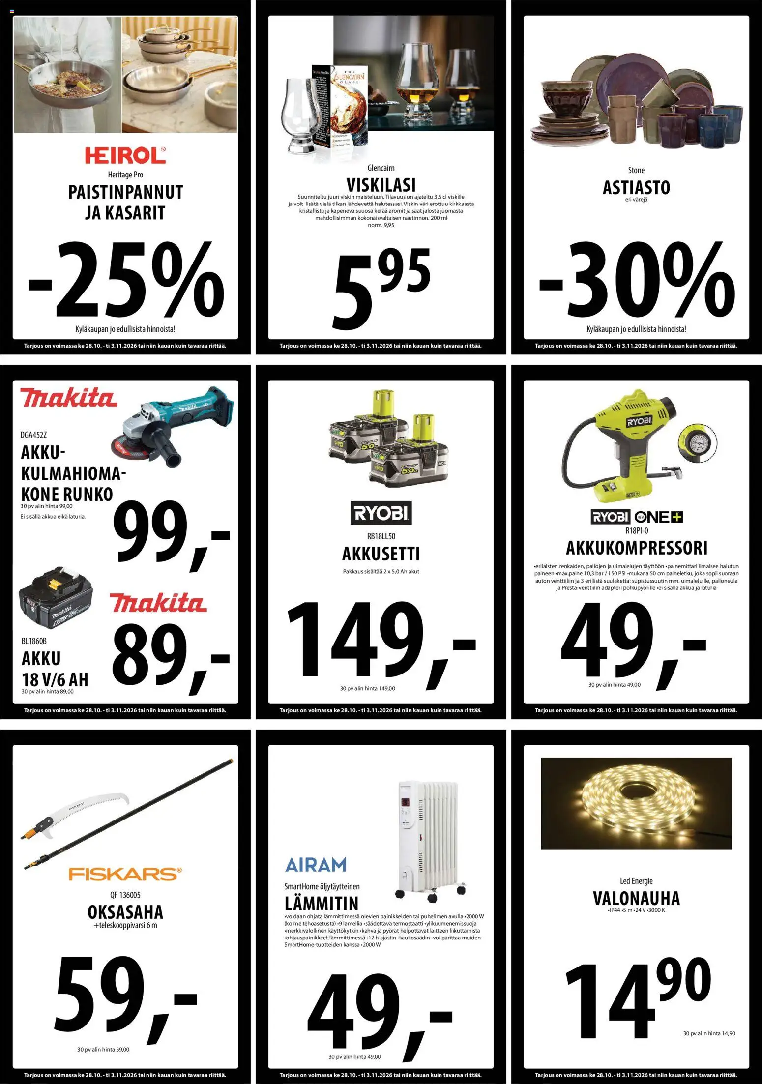 Tuuri tarjoukset – voimassa 28/10/2026 alkaen | Sivu: 22 | Tuotteet: Akku