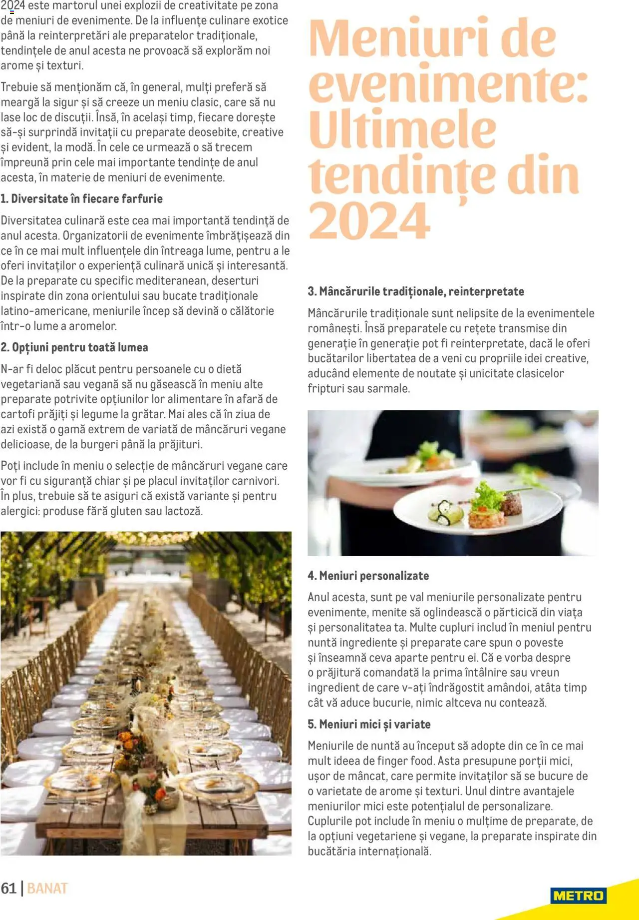 Noul catalog Metro – valabil de la 09.05.2024 | Pagină: 61 | Produse: Mici, Prăjitură, Cartofi, Legume