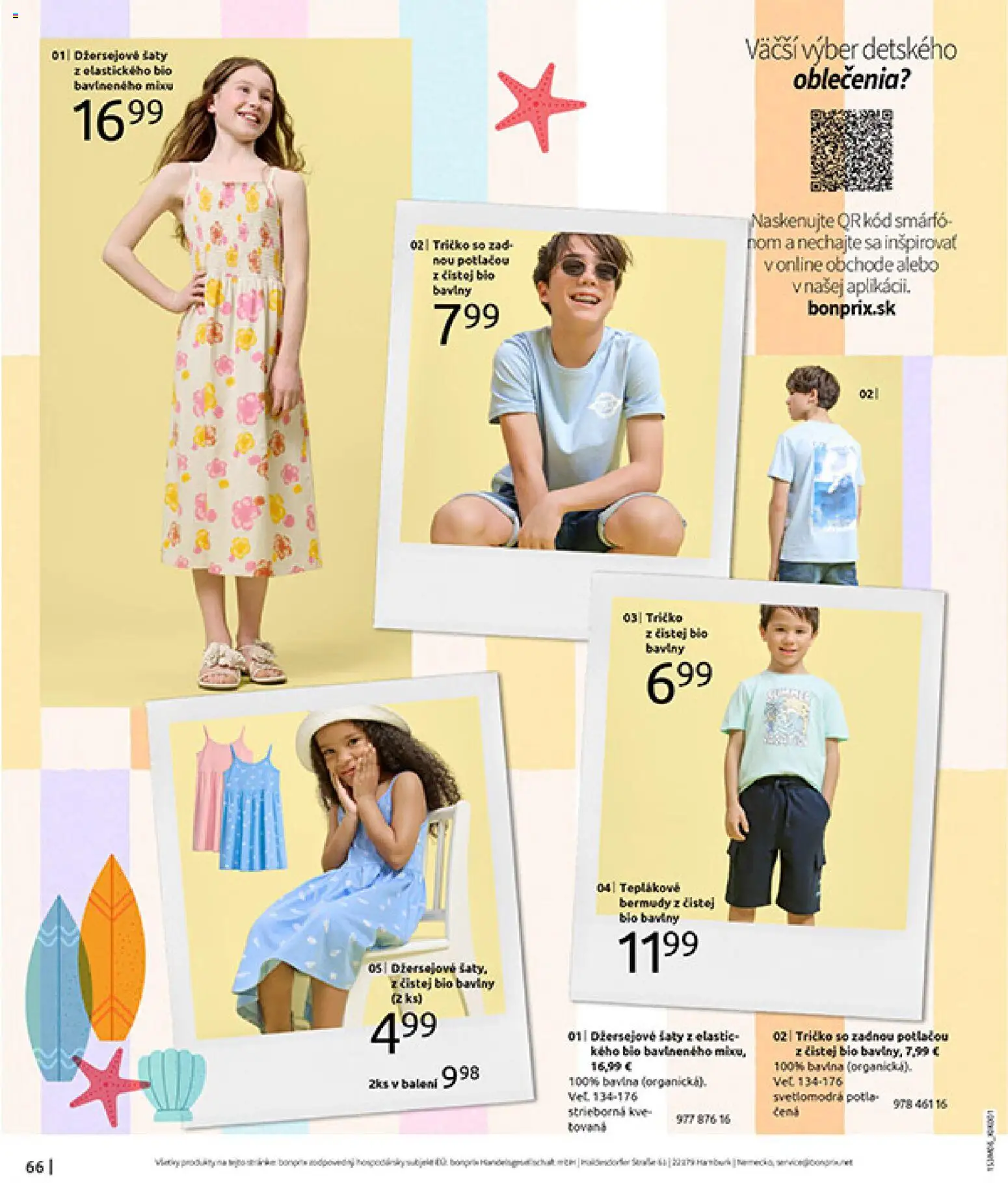 Nové Bonprix akcie – leták je platný od 15.06.2026 | Strana: 68 | Produkty: Šaty, Tričko