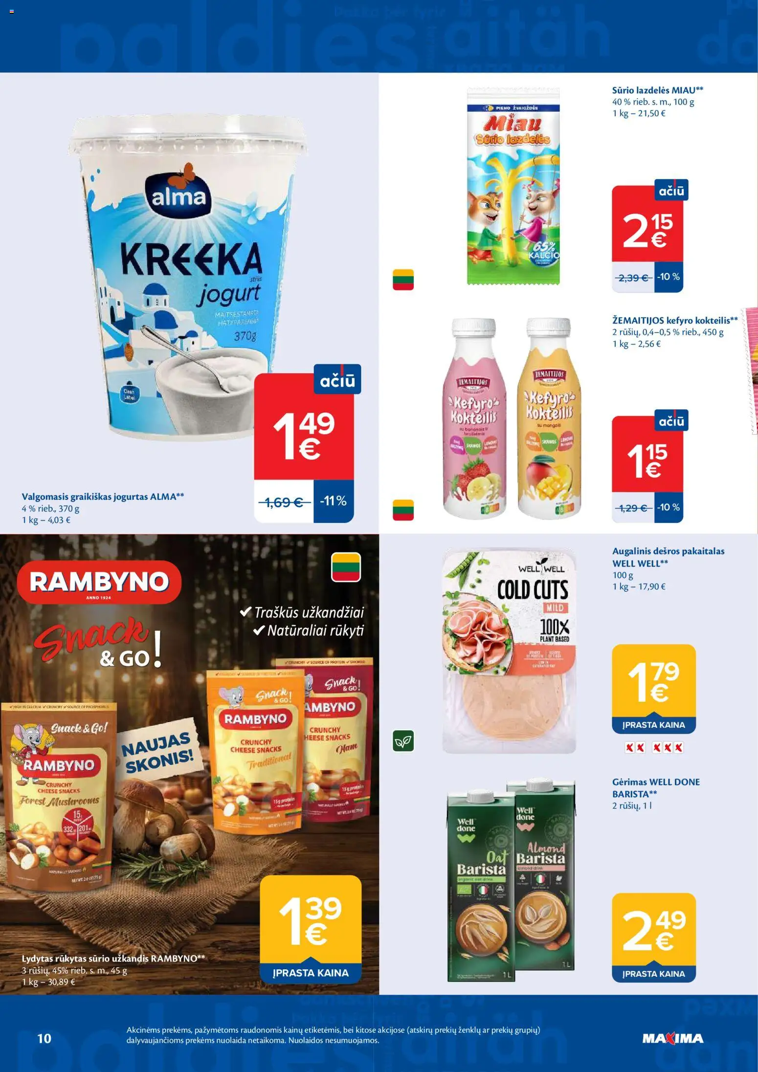 MAXIMA akcijos nuo 2026.06.30 | Puslapis: 10 | Prekių: Jogurtas