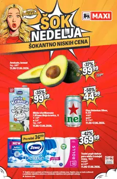 Maxi katalog Šok nedelja - pregled Maxi kataloga - važi od 11.06.2026