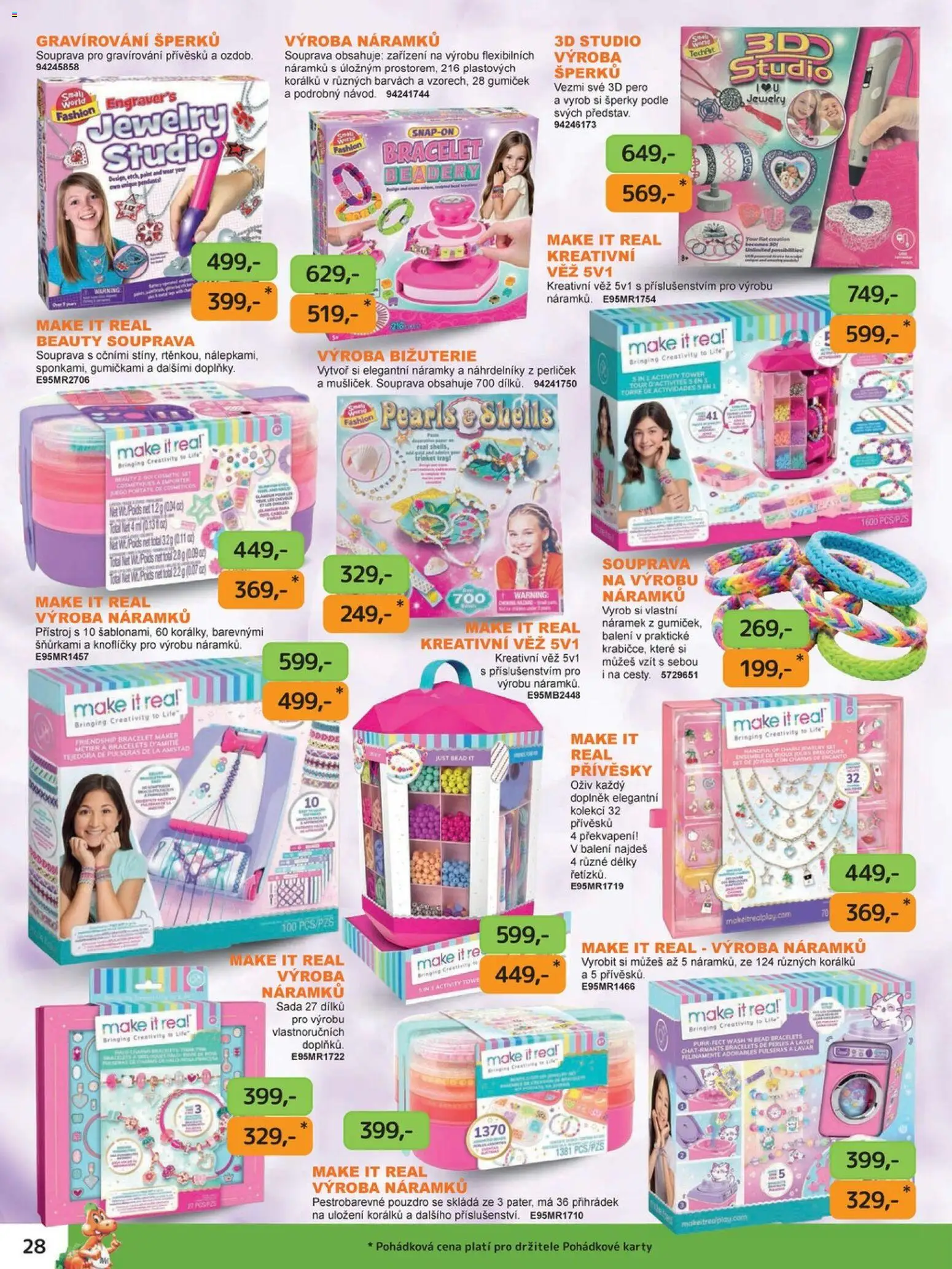 Dráčik katalog - Vánoce od 08.10.2026 | Strana: 28 | Produkty: Pero, Šperky, Pouzdro, Karty
