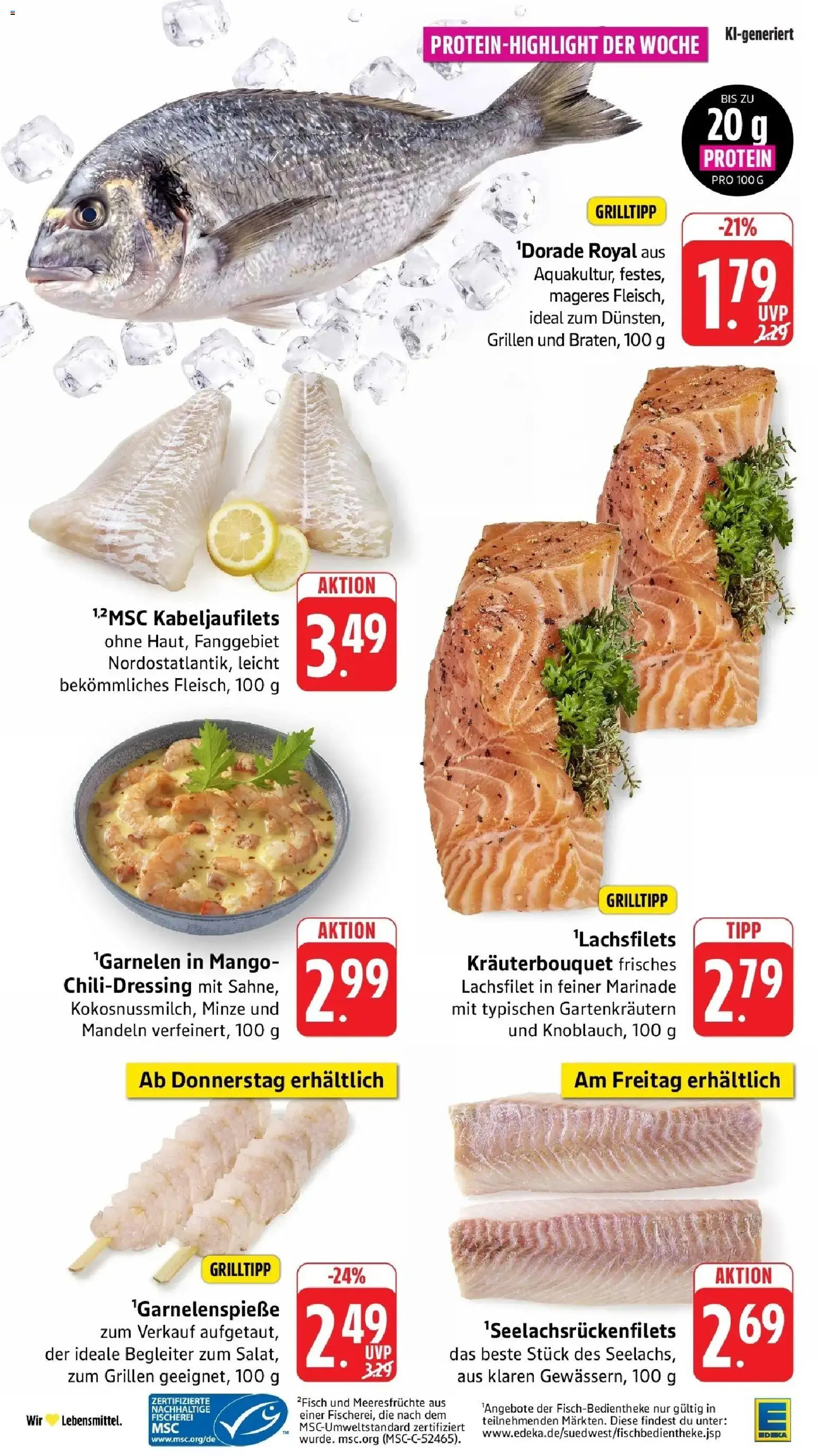 Edeka Prospekt Überlingen (ab 17.08.2026) » Angebote Online | Seite: 9 | Produkte: Mandeln, Meeresfrüchte, Mango