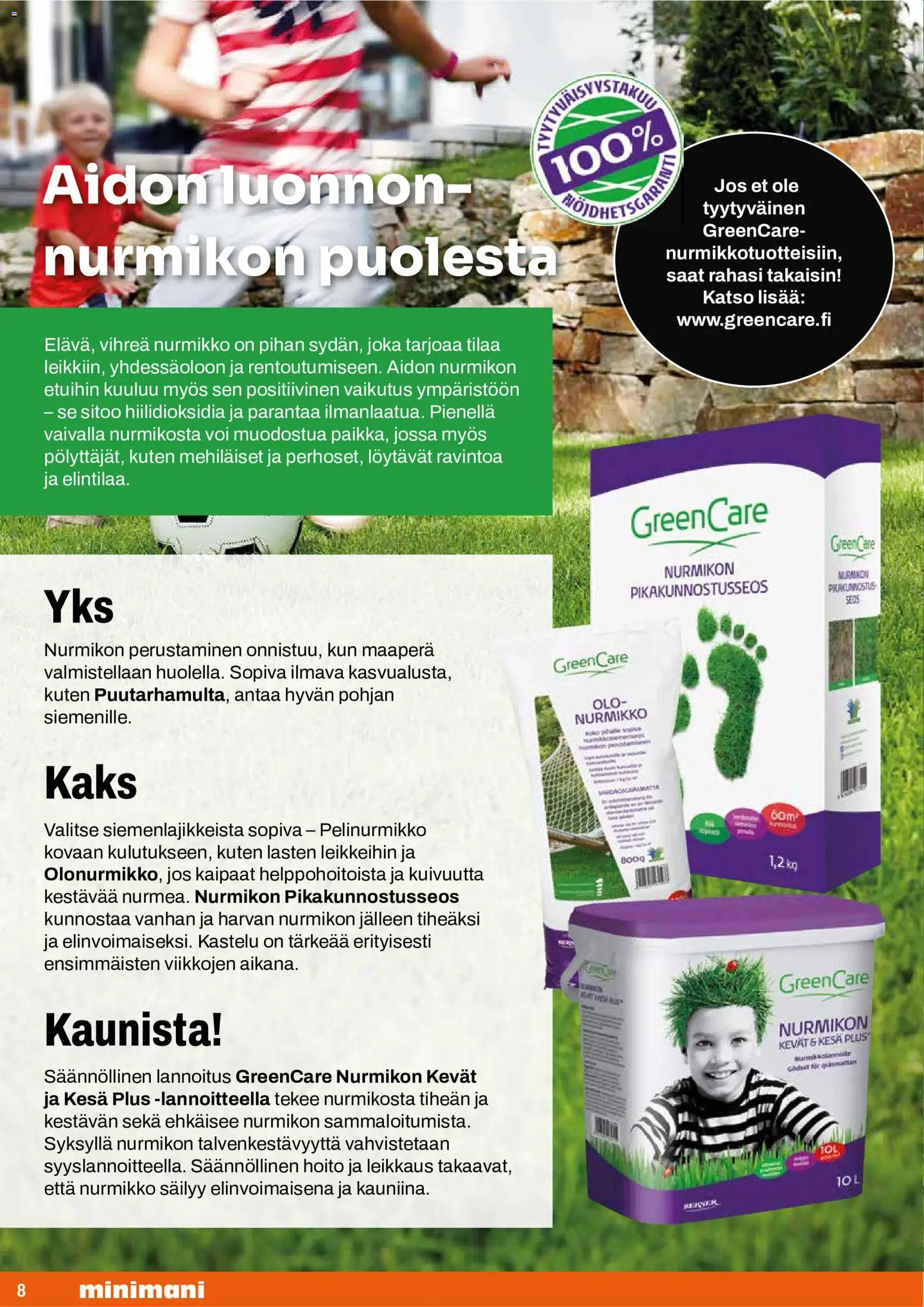 Minimani kuvasto - GreenCare – voimassa 18.05.2026 alkaen | Sivu: 8 | Tuotteet: Voi