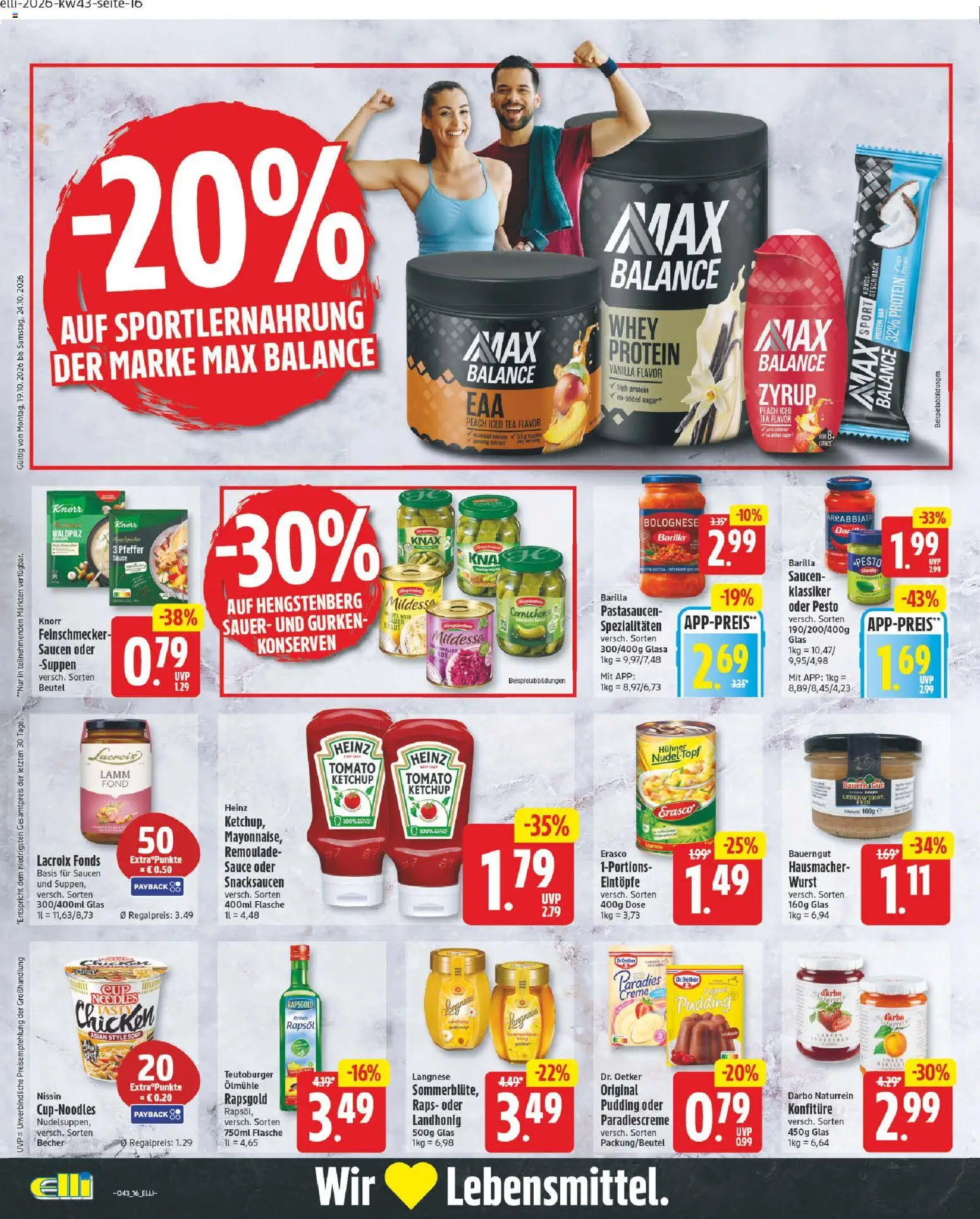 Elli Markt Prospekt Gütersloh – gültig ab 19.10.2026 | Seite: 18 | Produkte: Spezialitäten, Pfeffer, Bauerngut, Ketchup