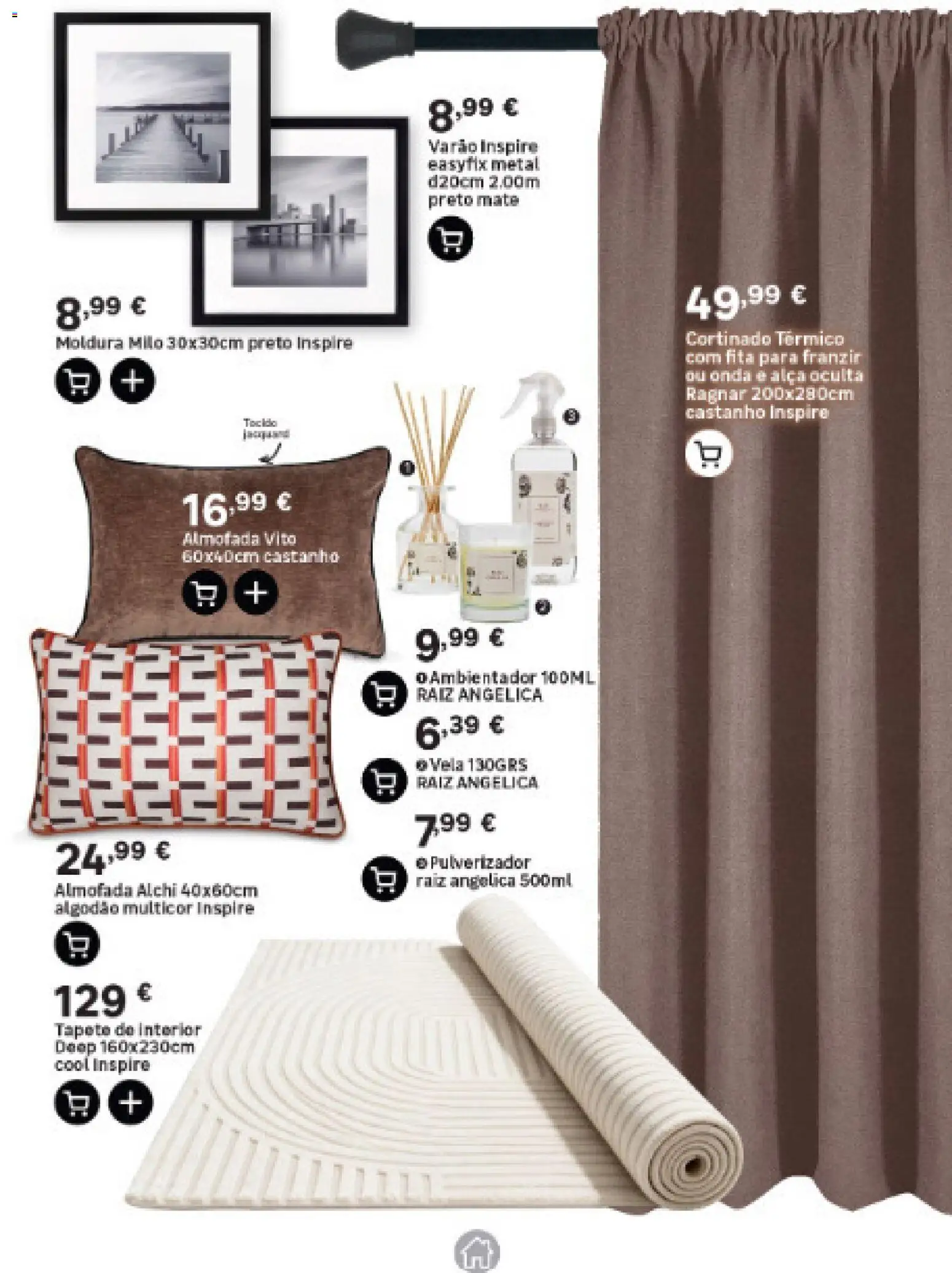 Leroy Merlin - Catálogo de Decoração Portugal Continental │ válido de 17/09/2026 | Página: 7 | Produtos: Algodão, Almofada, Ambientador, Tapete