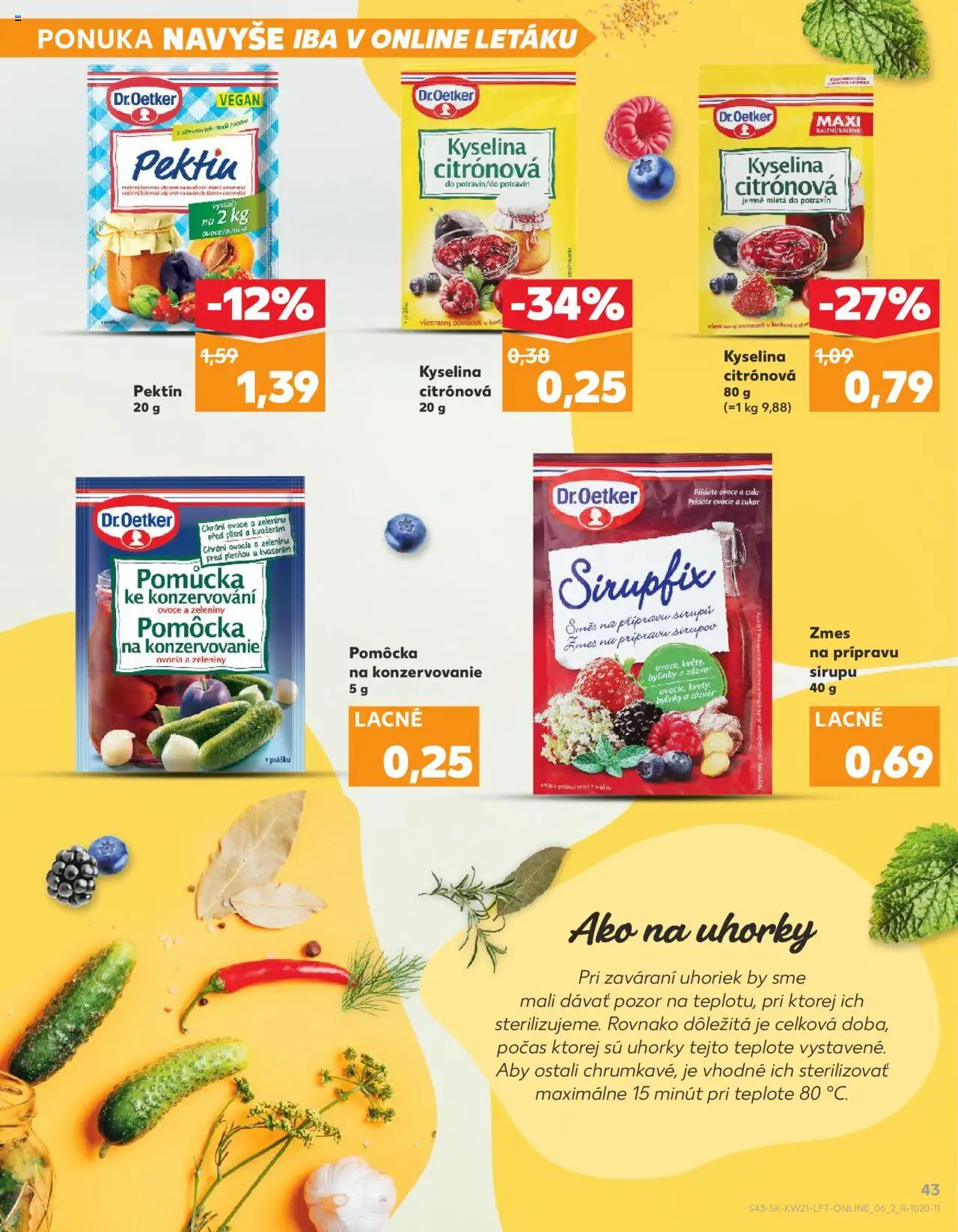 Nové Kaufland akcie – leták je platný od 22.05.2025 | Strana: 43