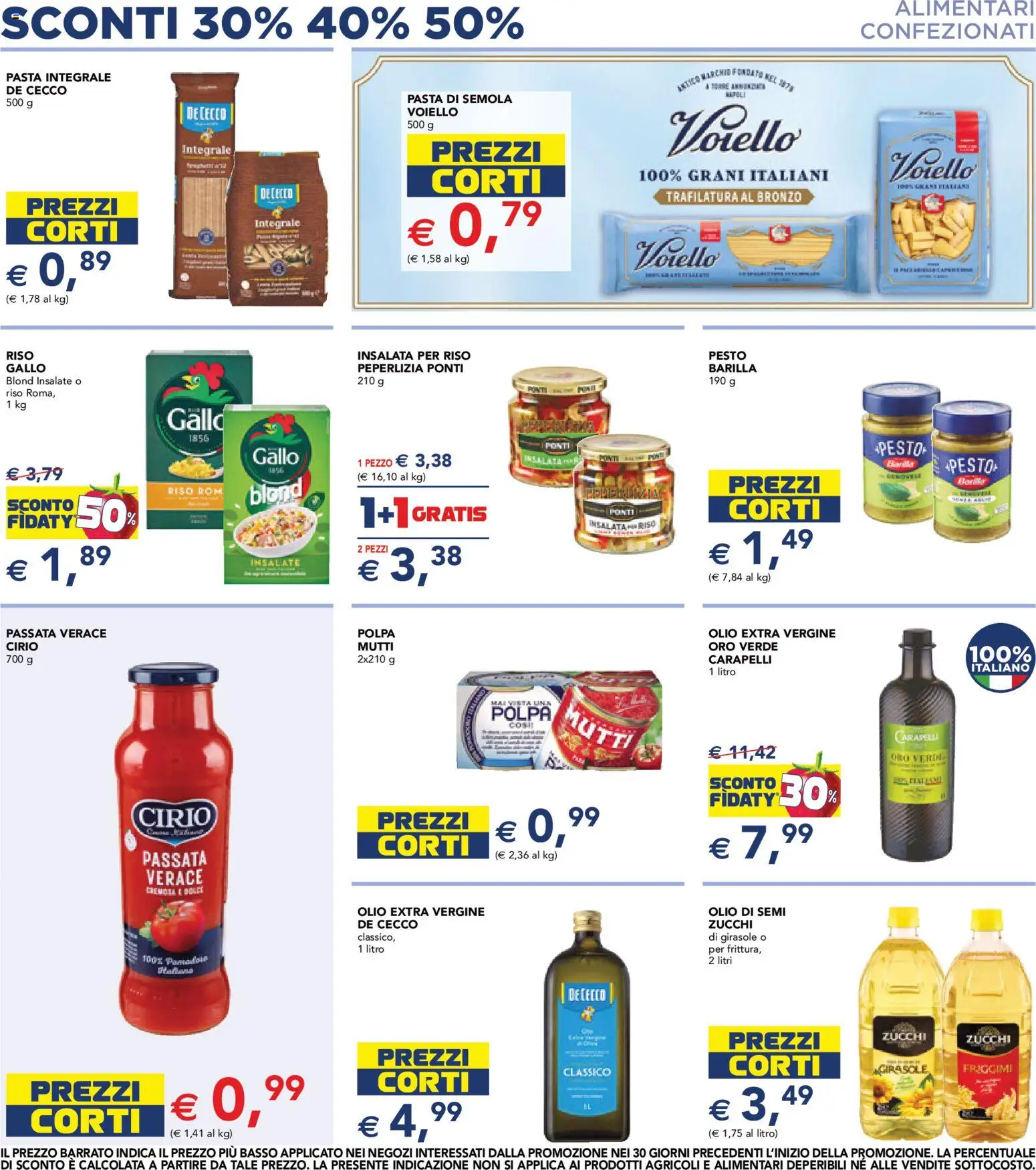 Volantino Esselunga S del 18.06.2026 | Pagina: 5 | Prodotti: Insalata, Olio, Pasta, Pesto