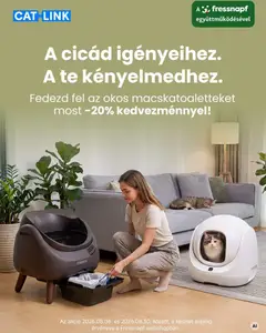 Fressnapf akciós újság - amely érvényes a következő dátumtól: 2026.08.06.
