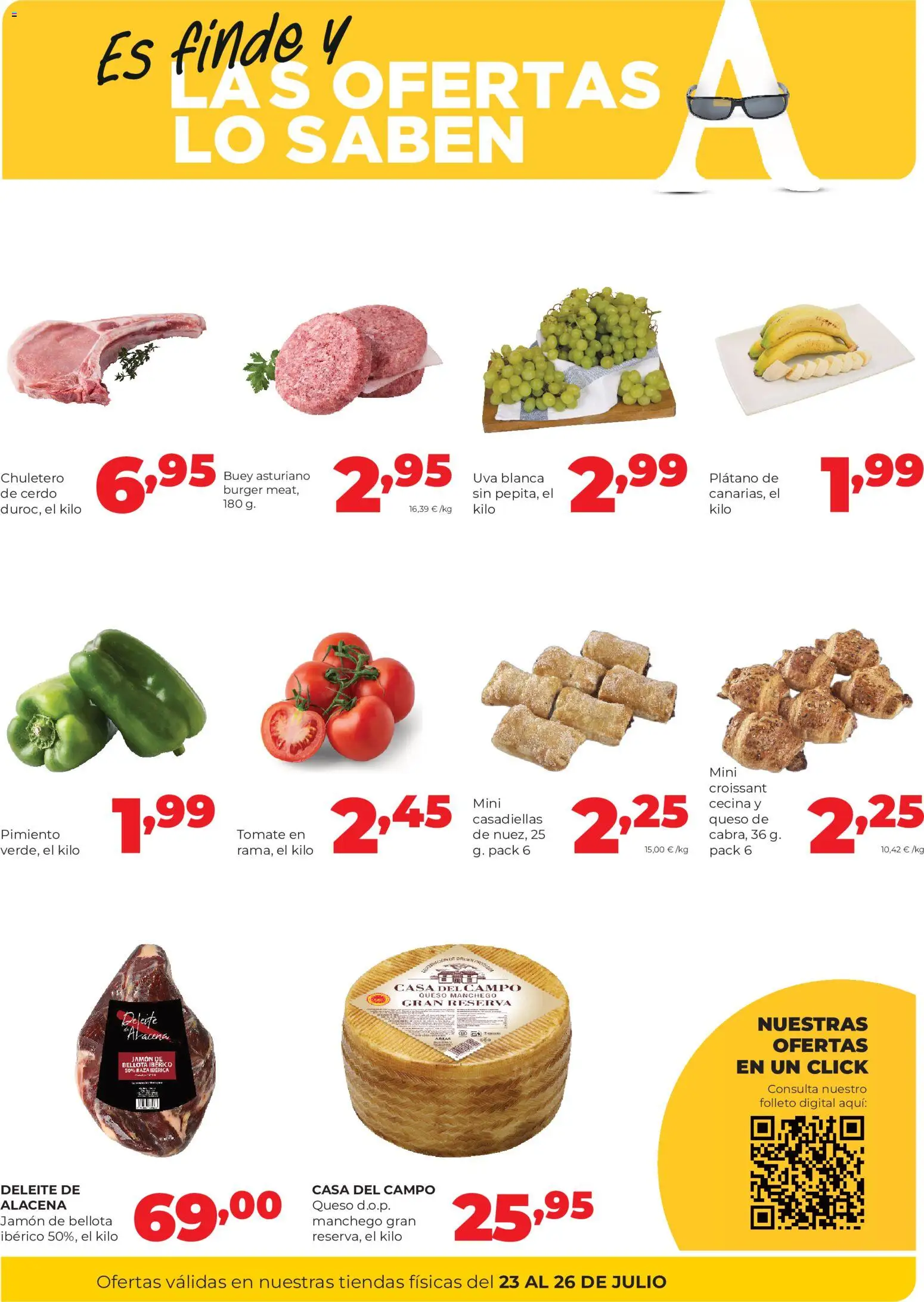 Alimerka Fin de semana │ válido desde el 23/09/2026 | Página: 2 | Productos: Queso, Cerdo, Croissant, Κάδος απορρυμάτων