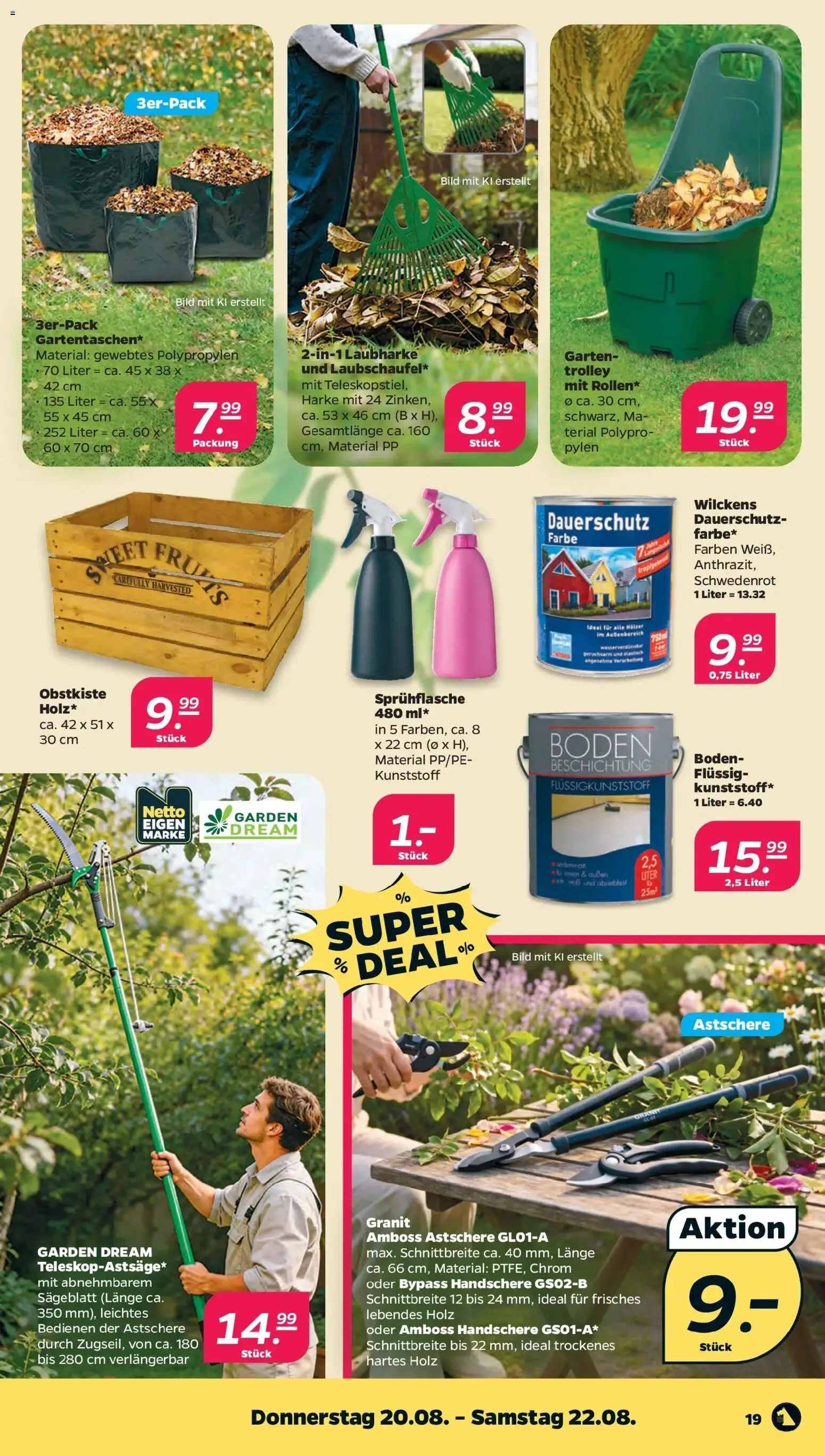 Netto - Netto APS : Wochenangebote ab 17.08.2026 → Angebote nächste Woche | Seite: 21
