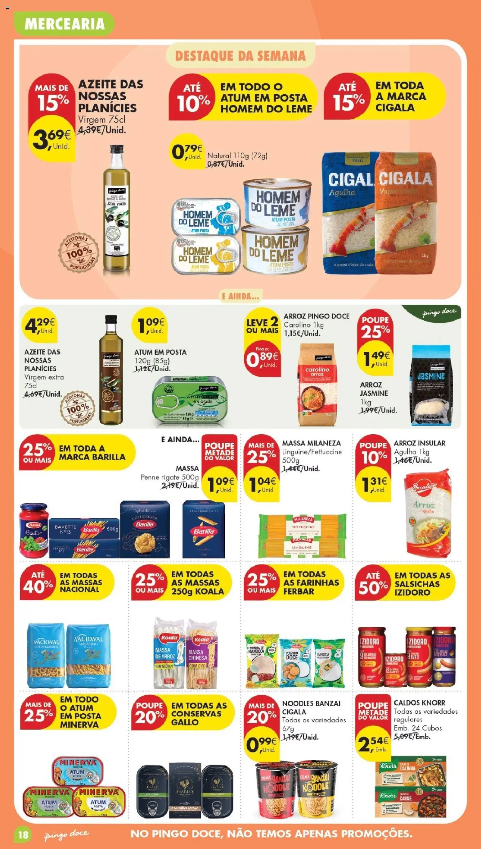 Pingo DocePoupe Esta Semana Madeira │ válido de 19.05.2026 | Página: 18 | Produtos: Azeitonas, Tapioca, Carne, Massa