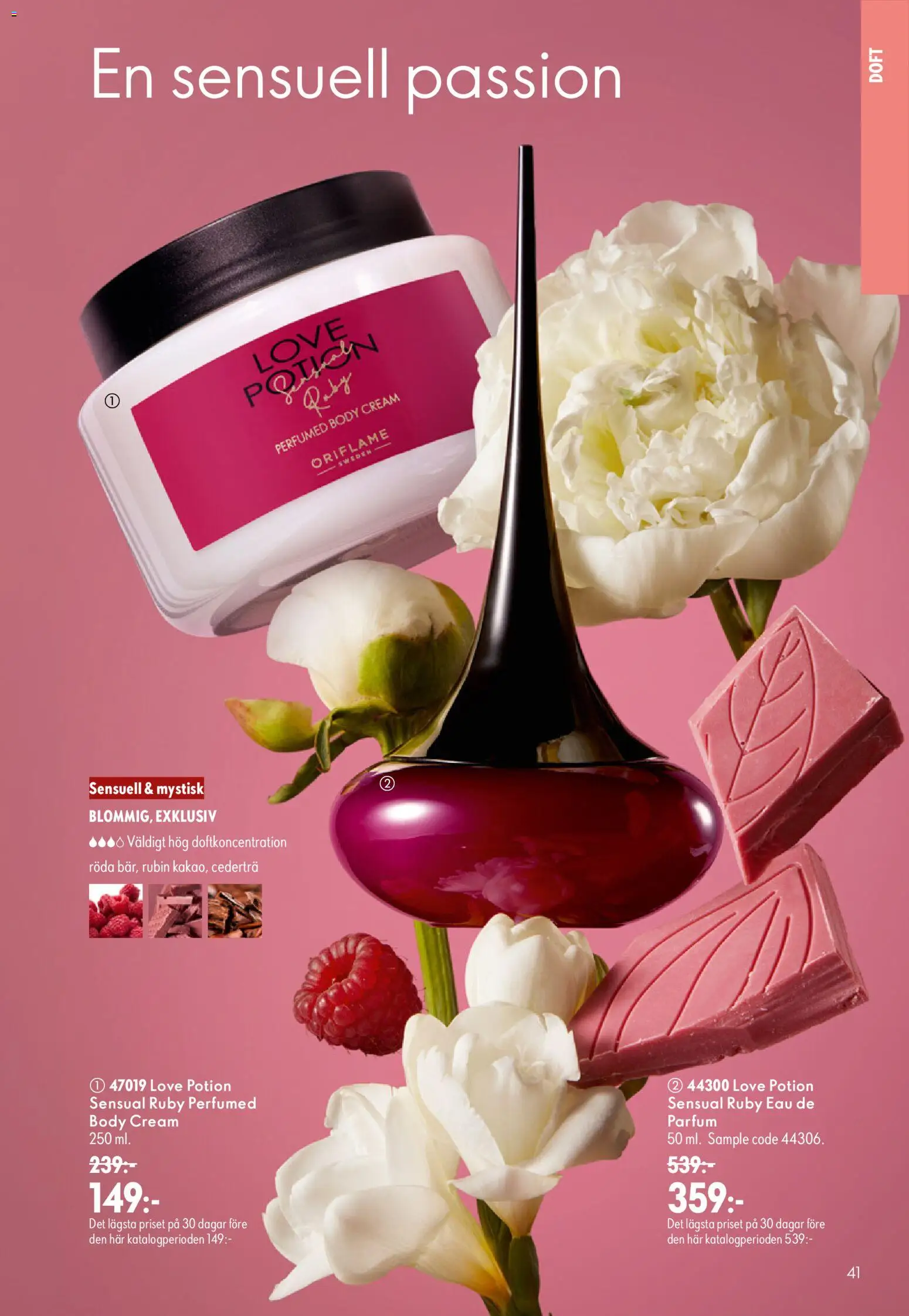 Oriflame reklamblad aktuell från 16/09/2026 | Sida: 41 | Produkter: Doft
