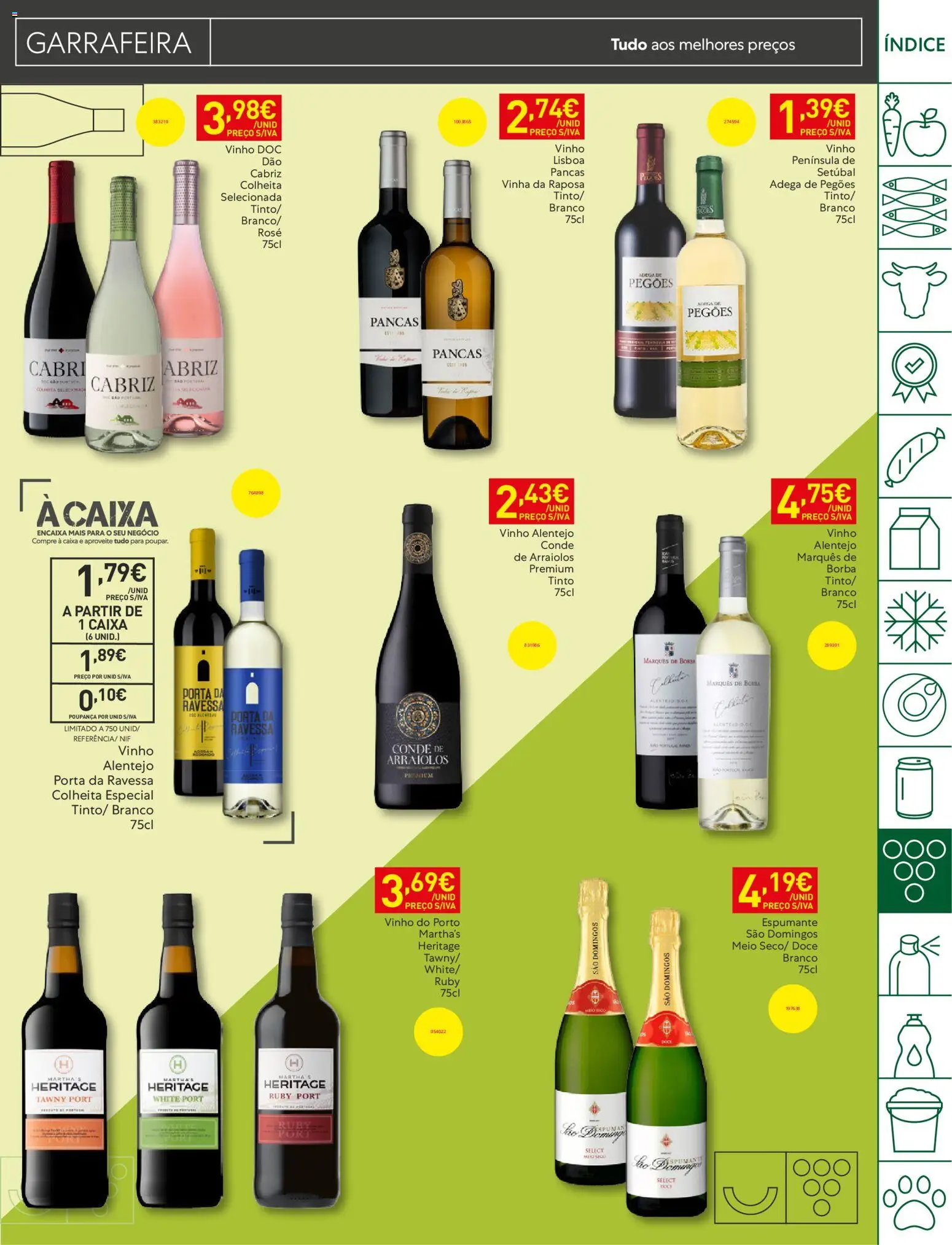 Recheio folheto Madeira │ válido de 09.06.2026 | Página: 29 | Produtos: Porta, Espumante, Caixa, Vinho