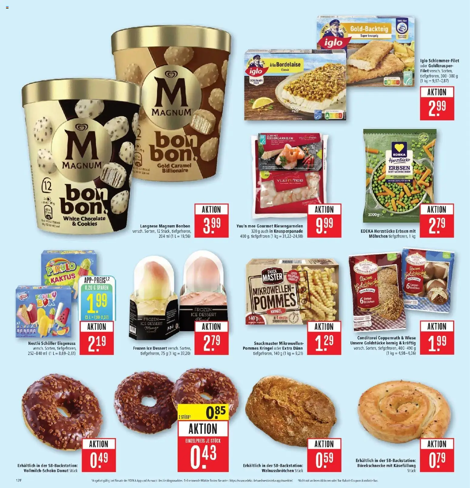 Marktkauf Prospekt Heidenheim (ab 05.10.2026) » Angebote online | Seite: 16 | Produkte: Langnese, Pommes, Mango, Erbsen
