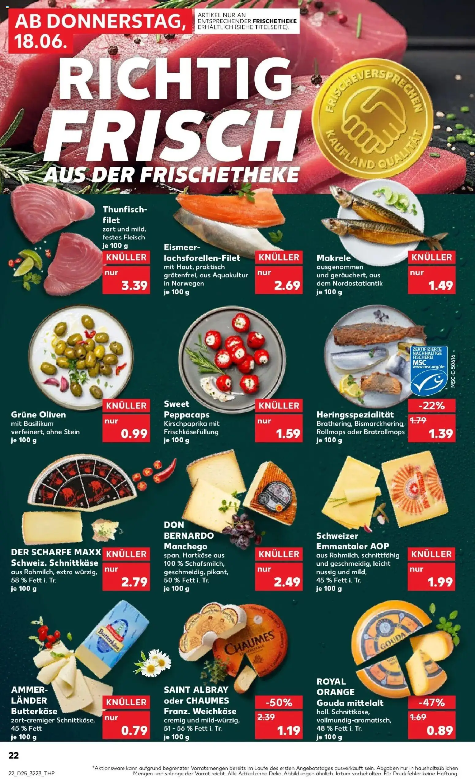 Kaufland Prospekt Remscheid – gültig ab 15.06.2026 | Seite: 31 | Produkte: Thunfisch, Gouda, Fleisch
