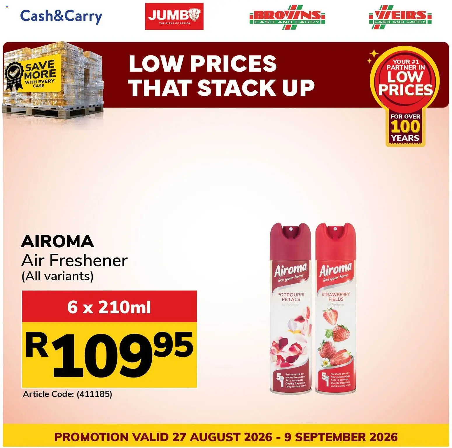 New Jumbo catalogue – valid from 27/08/2026 | Page: 3 | Products: Case, Air freshener, Fragrance