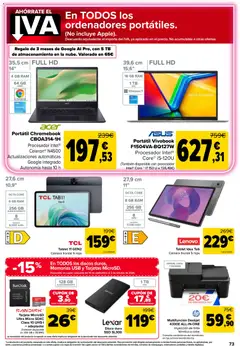 Vista previa Tarjeta MicroSD Ultra MicroSDXC Class 10 UHS-I + adaptador, (También disponible en 256 GB a 39,90€) válido desde el 26/08/2026 | Página: 87