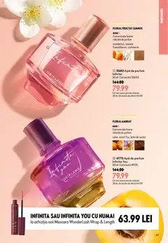 Ofertele Oriflame valabile de la 09.09.2026 | Pagină: 45 | Produse: Apă de parfum, Parfum, Mascara, Apă