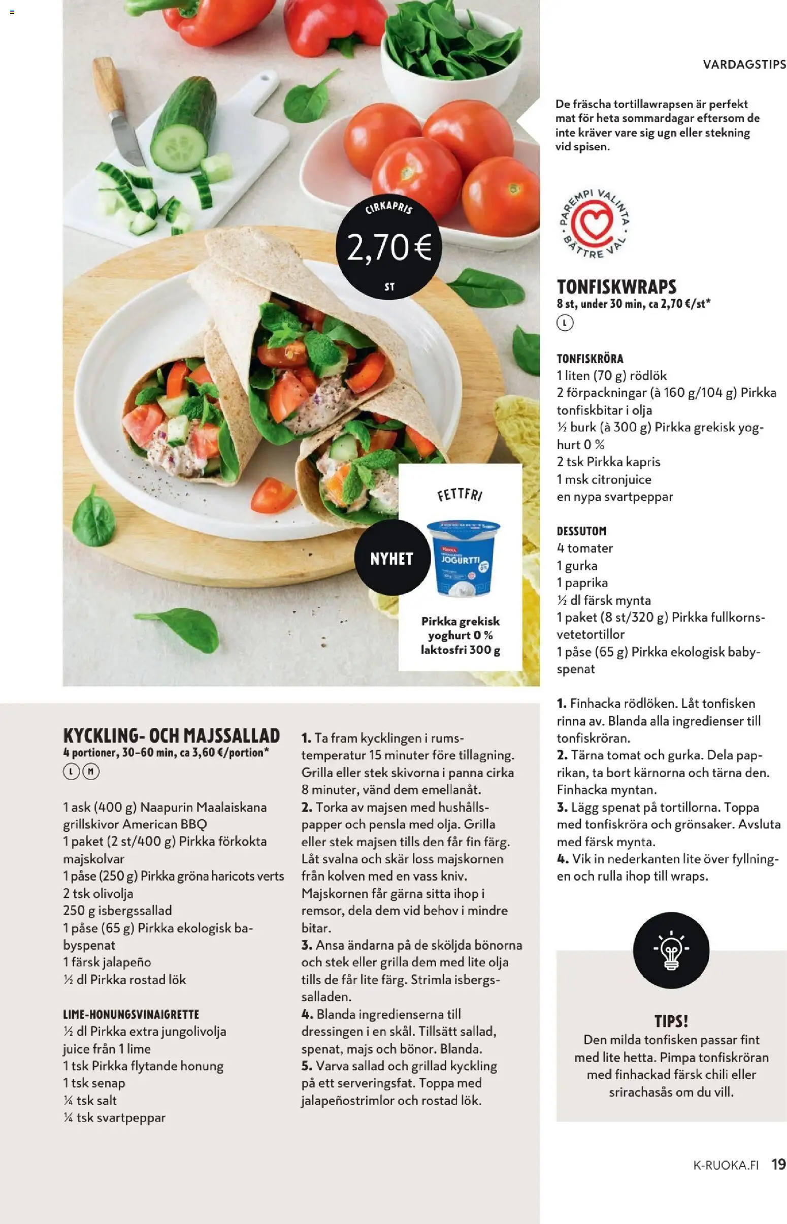 K-Citymarket tarjoukset - K-mat – voimassa 10.06.2026 alkaen | Sivu: 19 | Tuotteet: Kapris, Paprika, Chili, Jogurtti