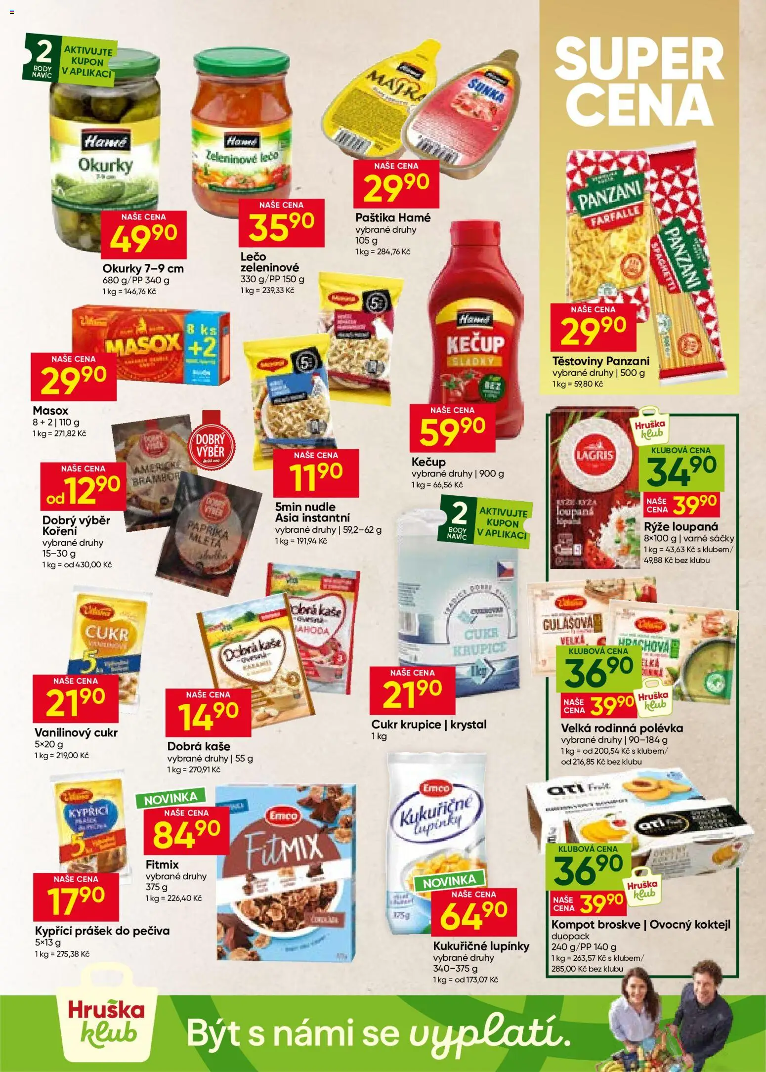 Hruška leták od 29.10.2026 | Strana: 7 | Produkty: Prášek do pečiva, Šunka, Okurky, Kaše
