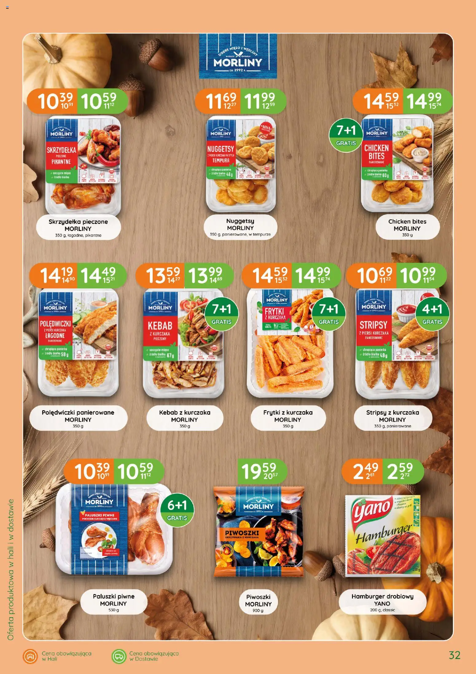 Eurocash gazetka - Katalog Wędlin od 03.09.2026 | Strona: 32 | Produkty: Tempura, Piersi, Frytki z kurczaka, Paluszki